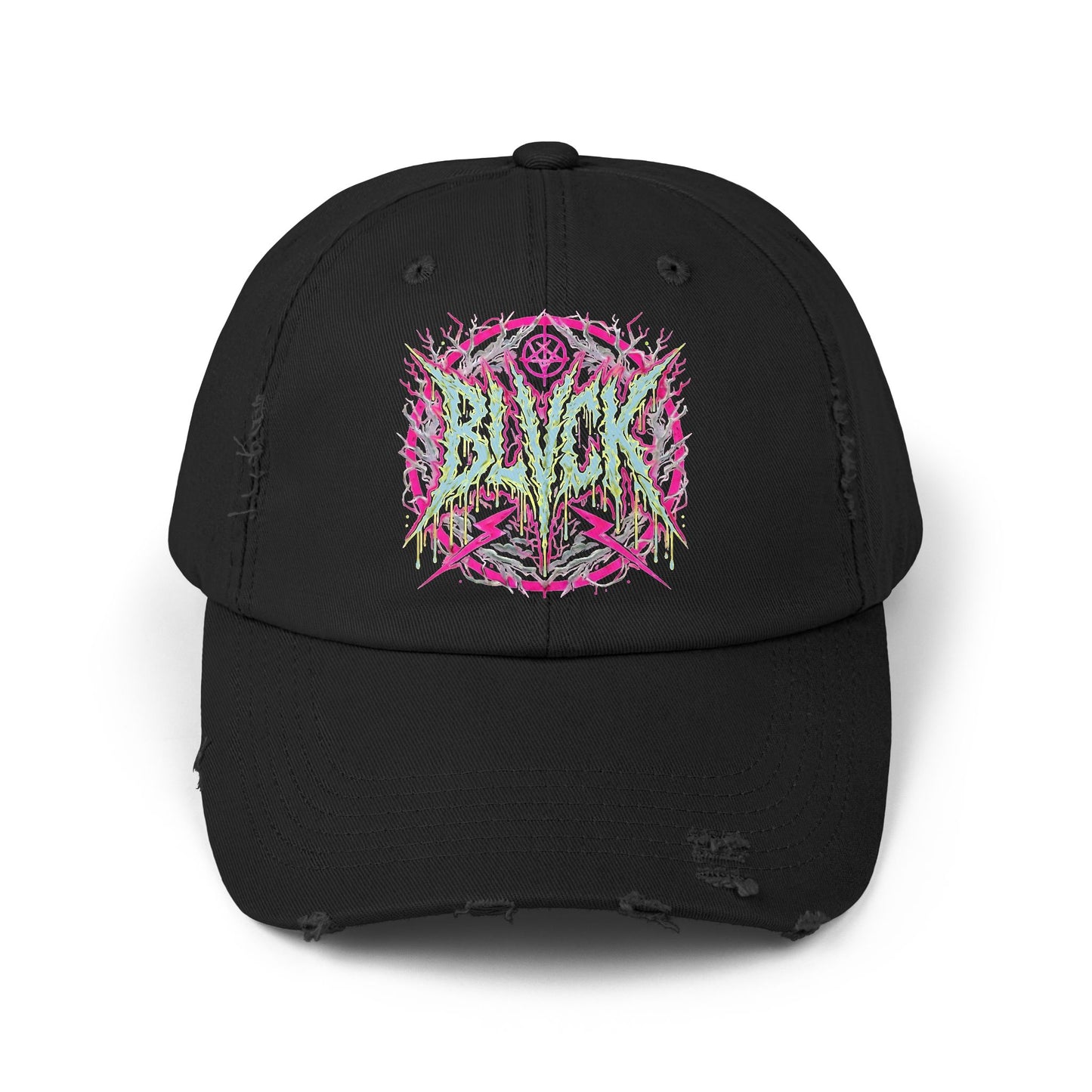 BLVCK // Transmutation Sigil - Distressed Cap