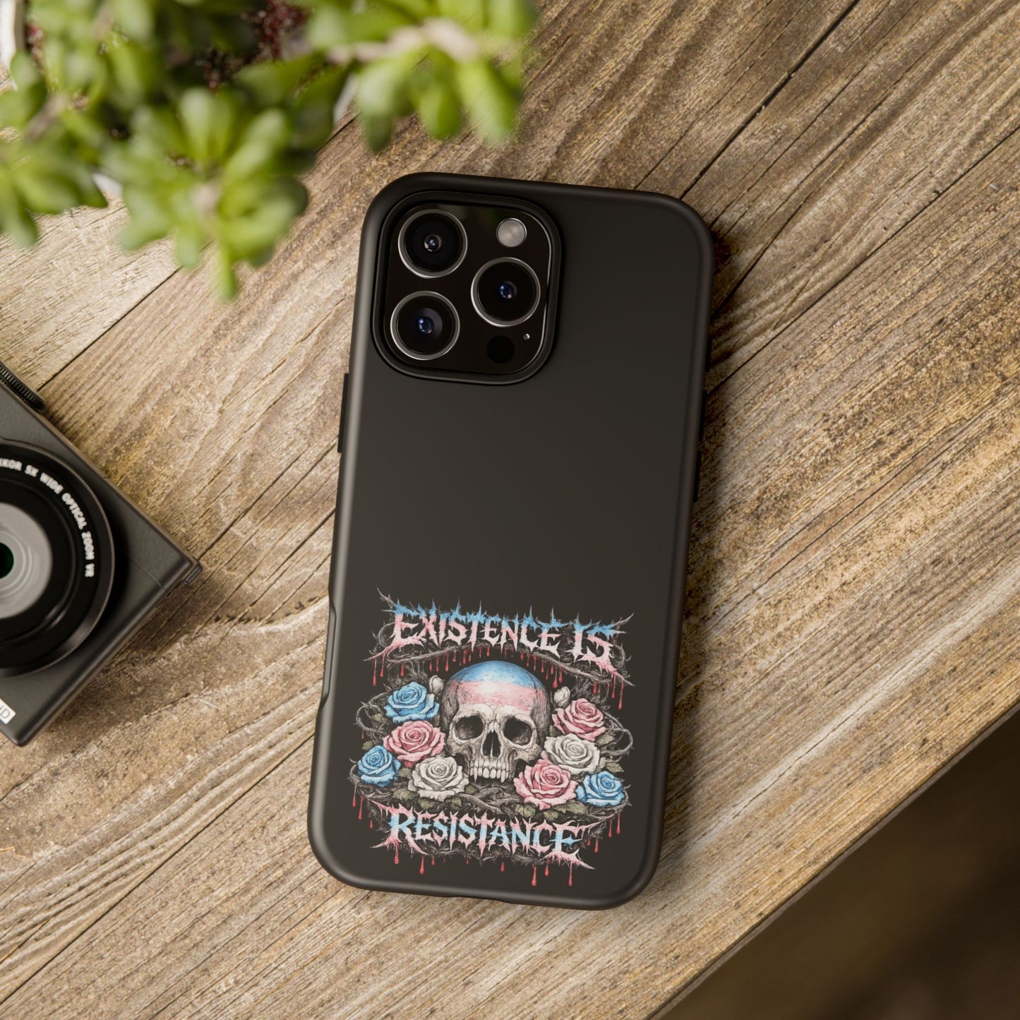 BLVCK // Existence Is Resistance - iPhone Case