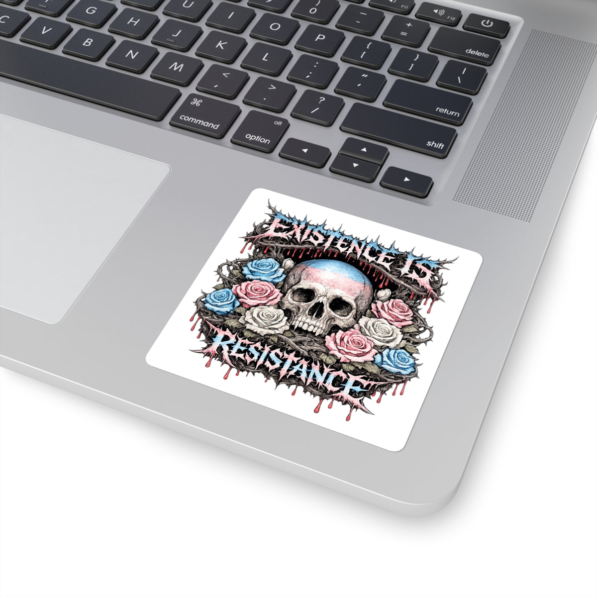 Existence Is Resistance // 2x2 BLVCK Sticker