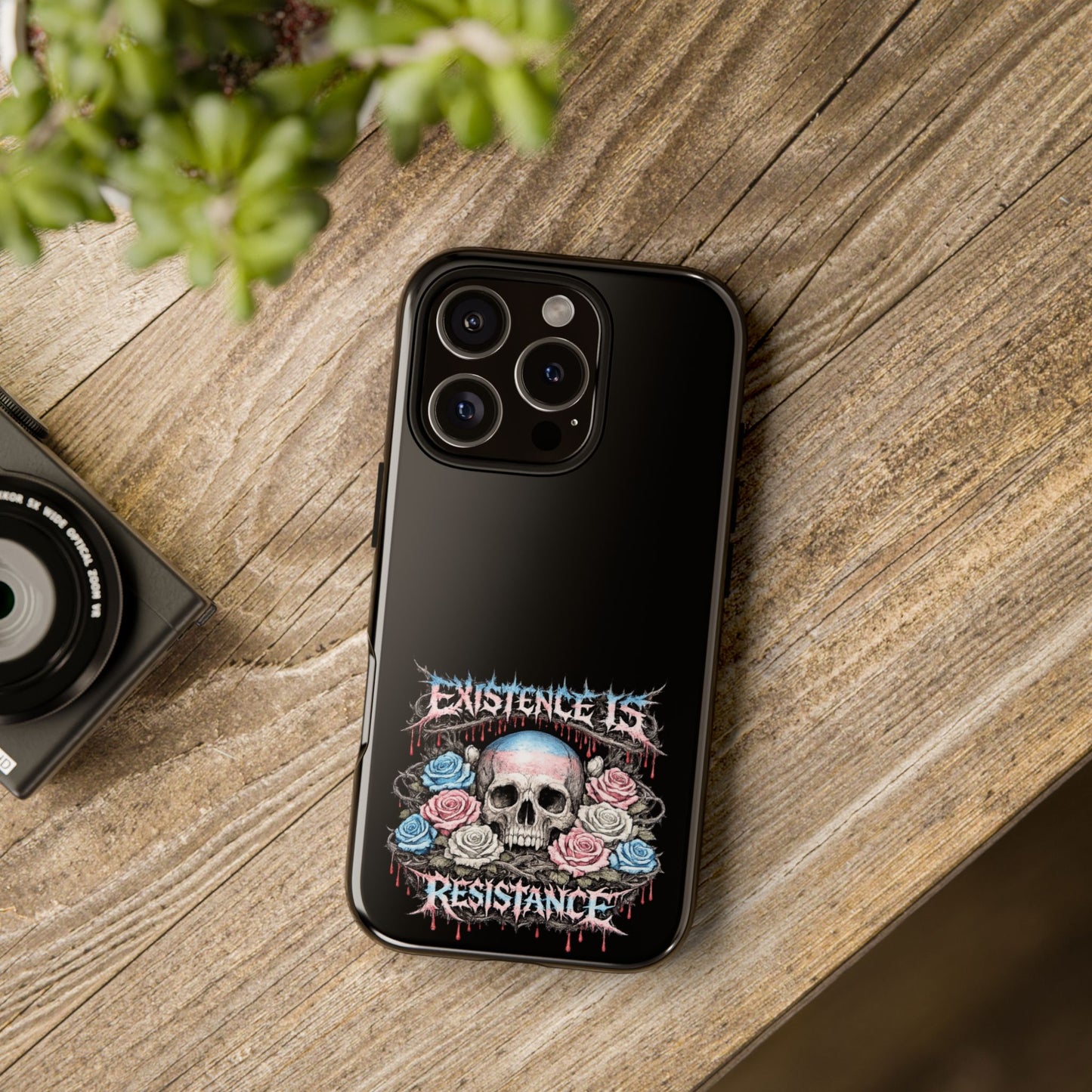 BLVCK // Existence Is Resistance - iPhone Case