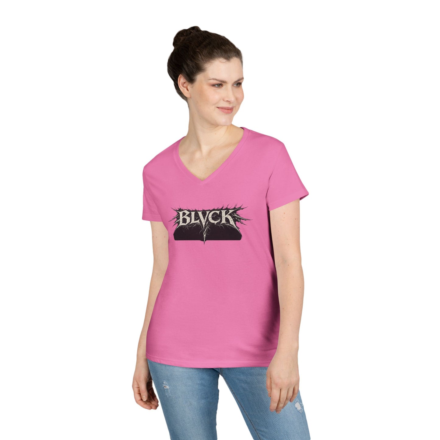 BLVCK // Presence - Witness - Love Women's V-Neck Tee