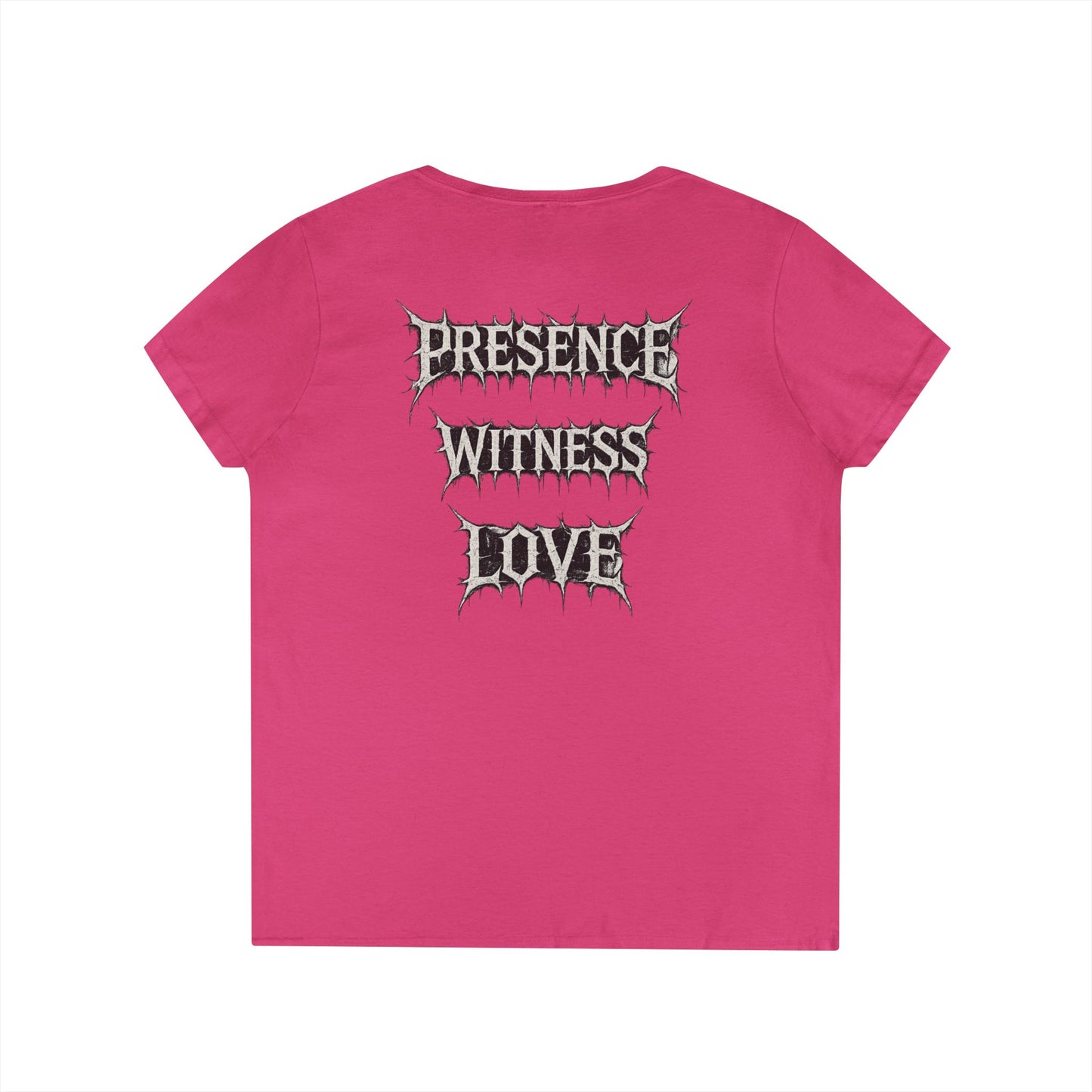 BLVCK // Presence - Witness - Love Women's V-Neck Tee