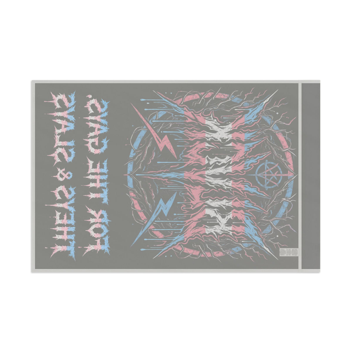 BLVCK Sigil Flag // For the Gays, Theys & Slays Edition