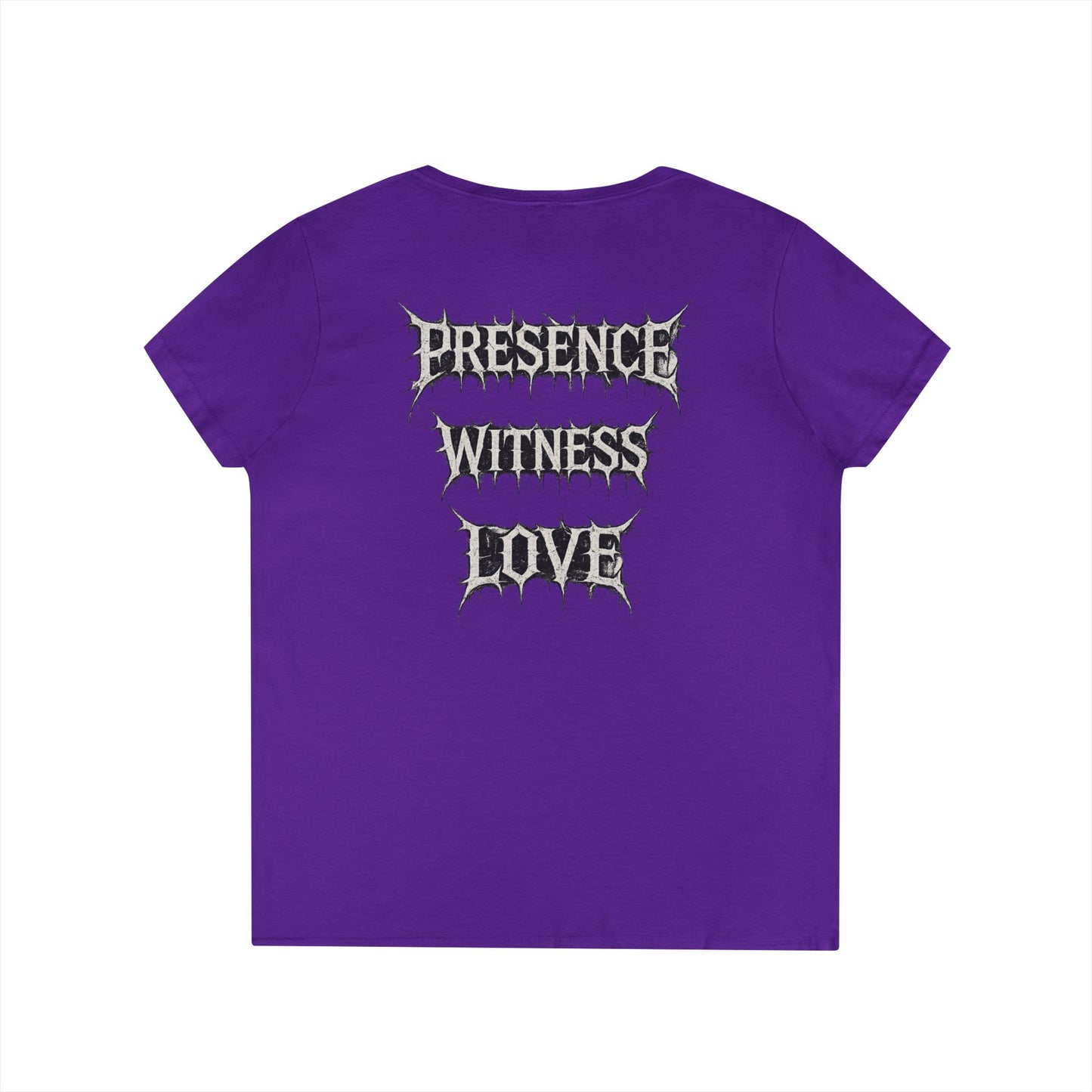 BLVCK // Presence - Witness - Love Women's V-Neck Tee