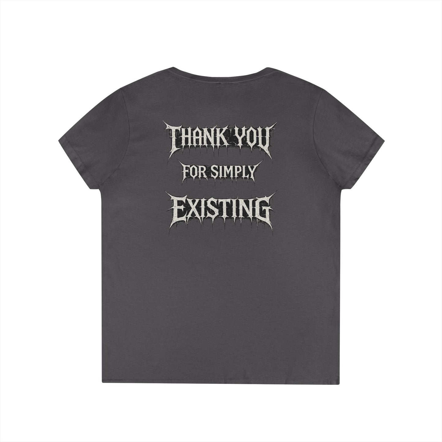 BLVCK // Thank You for Simply Existing Women's V-Neck Tee