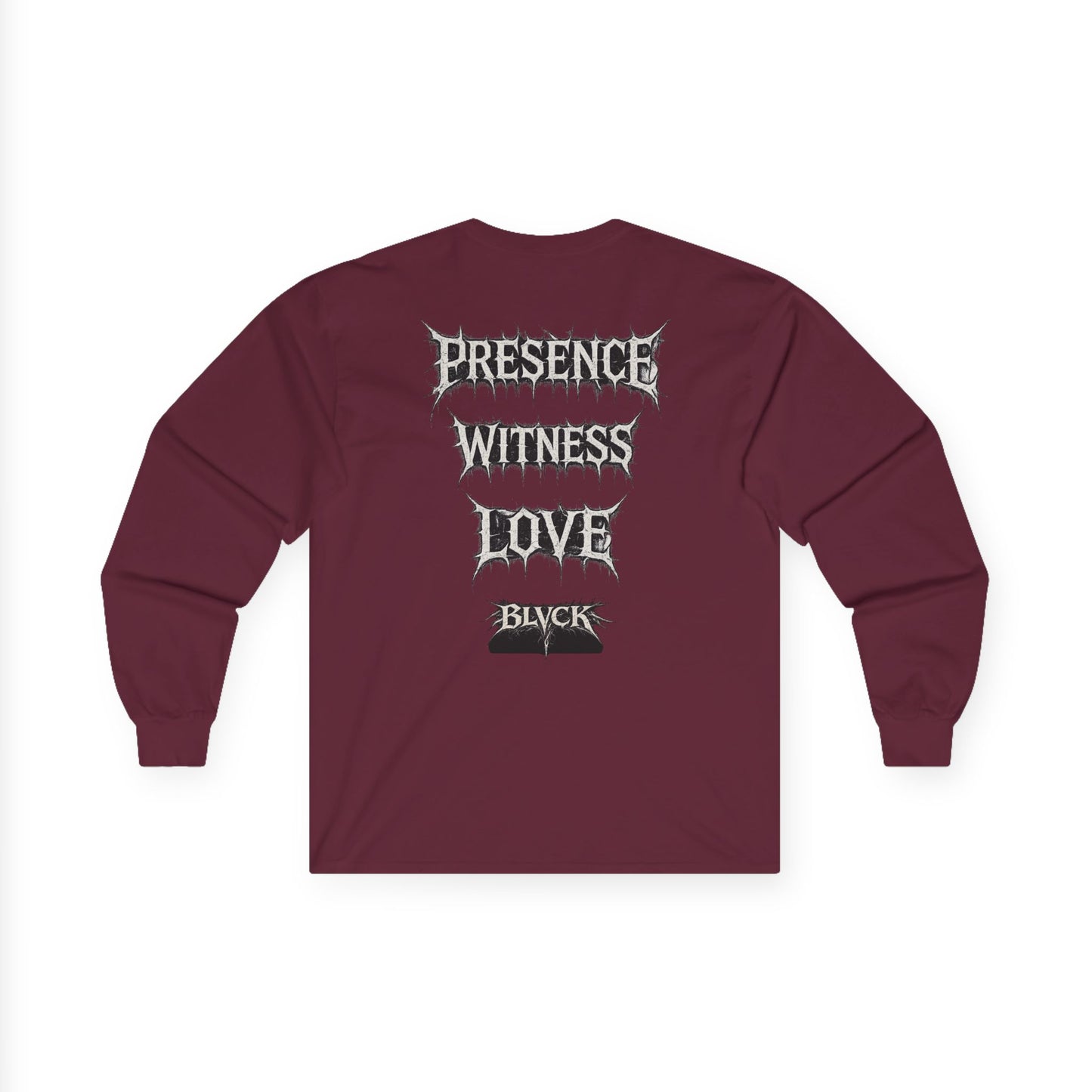 BLVCK // Better Broken Human Being - Long Sleeve Cotton Tee