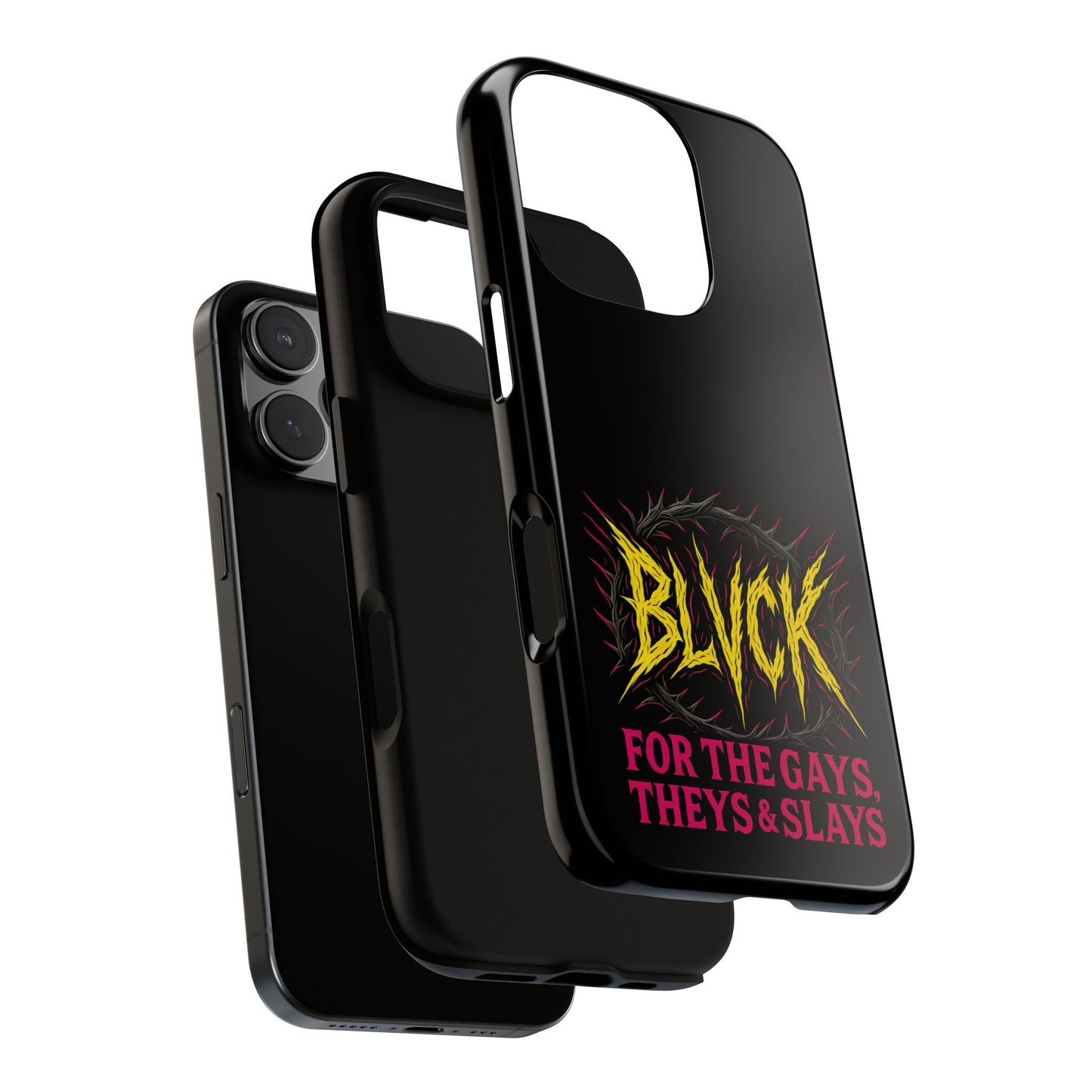 BLVCK // For the Gays, Theys & Slays iPhone Case