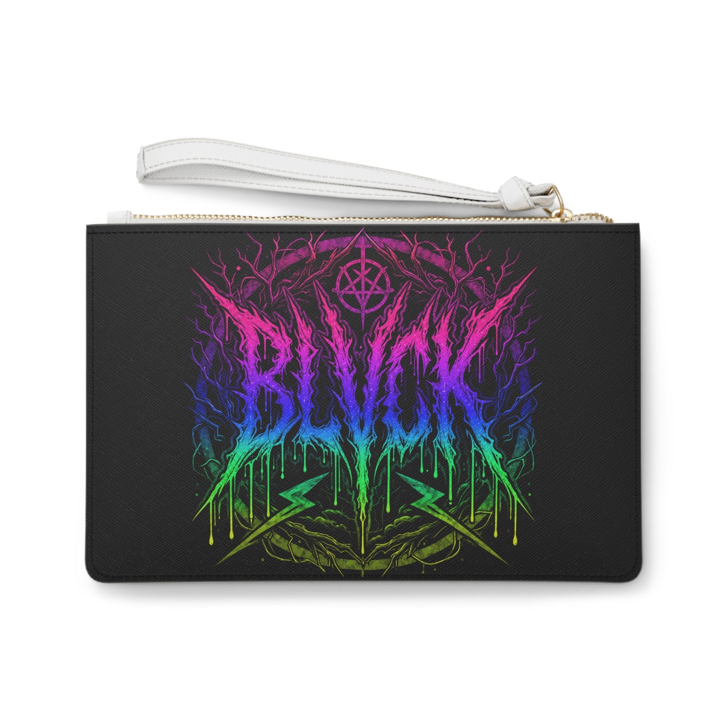 BLVCK // Dual Logo Clutch
