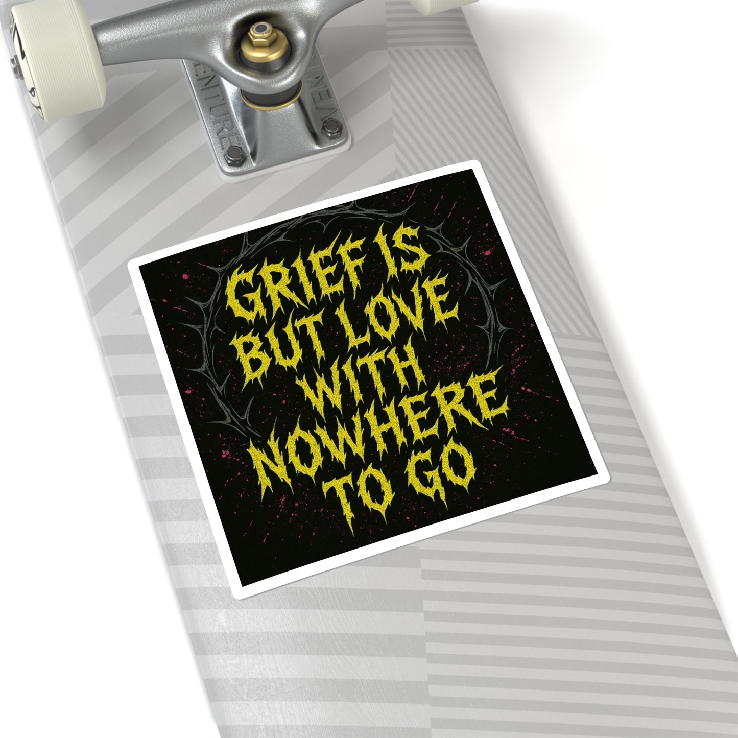 Love With Nowhere To Go // 2x2 BLVCK Sticker