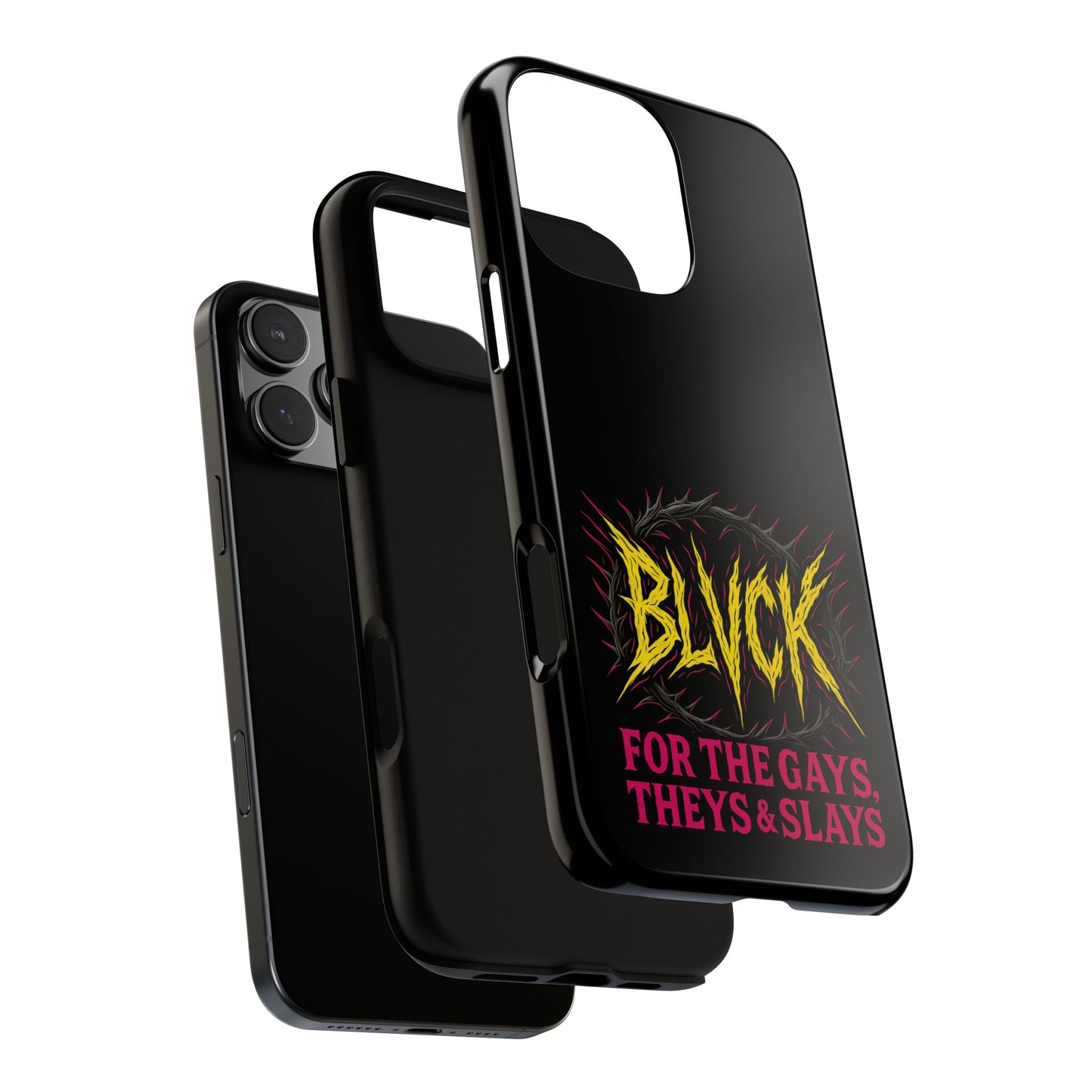 BLVCK // For the Gays, Theys & Slays iPhone Case