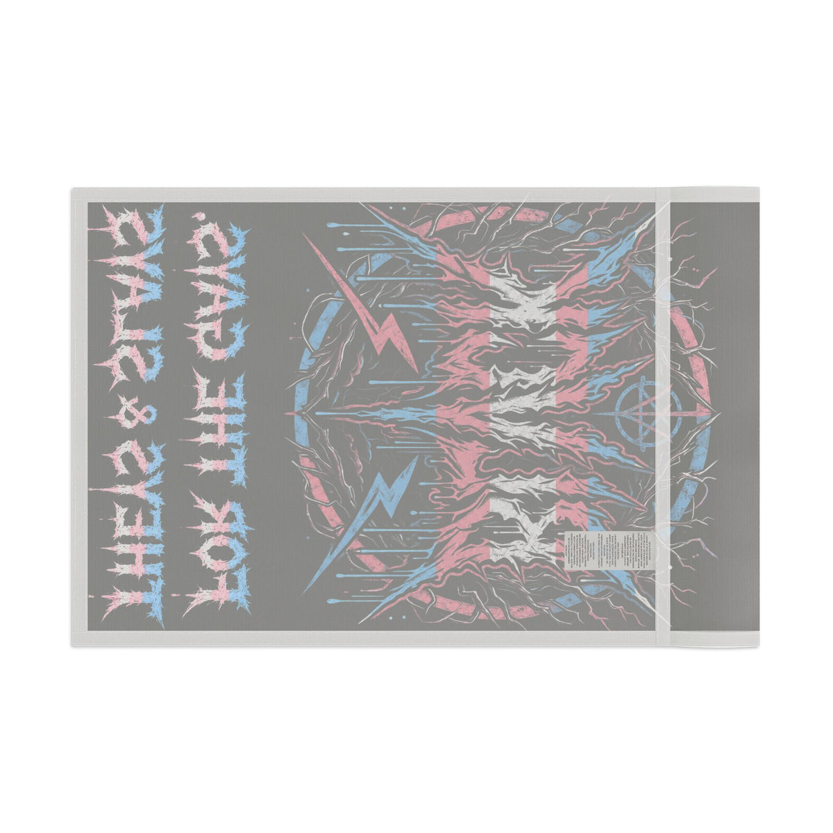 BLVCK Sigil Flag // For the Gays, Theys & Slays Edition