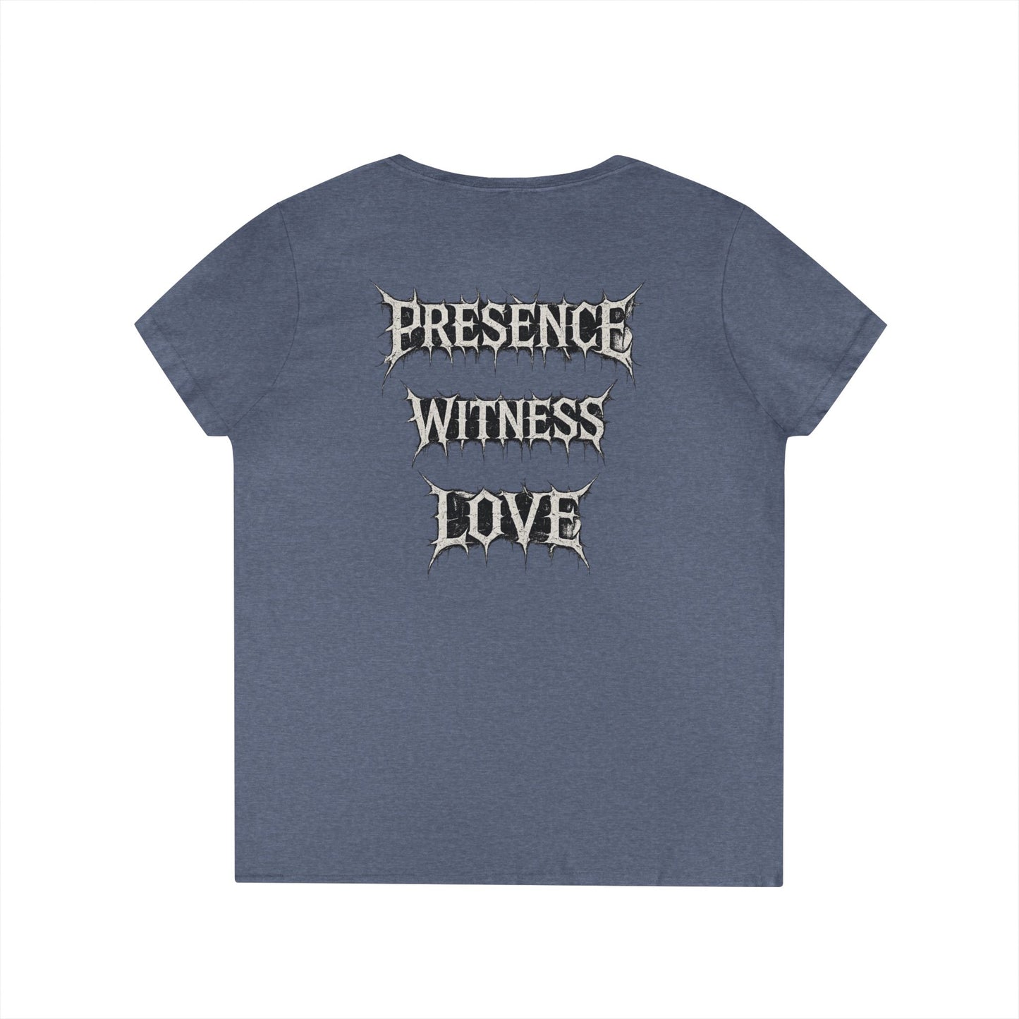 BLVCK // Presence - Witness - Love Women's V-Neck Tee