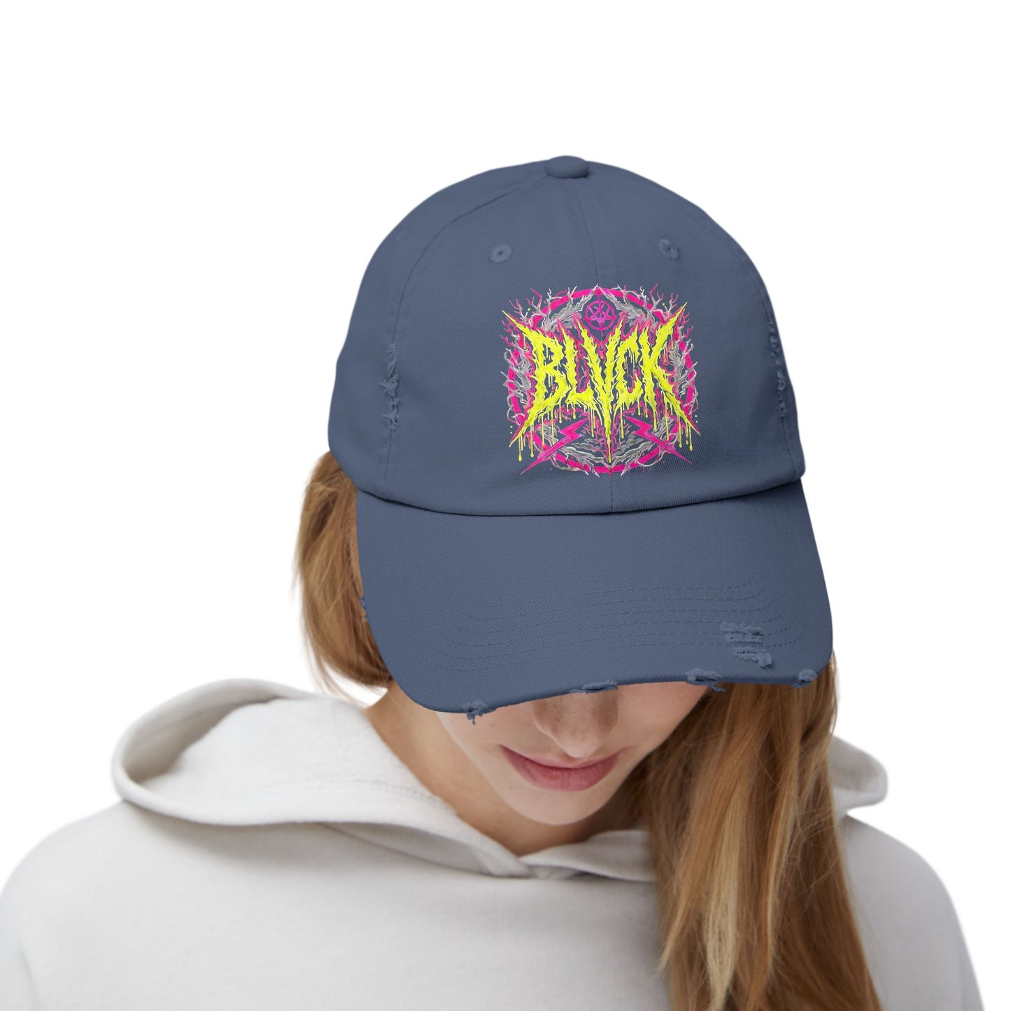 BLVCK Sigil // Distressed Cap