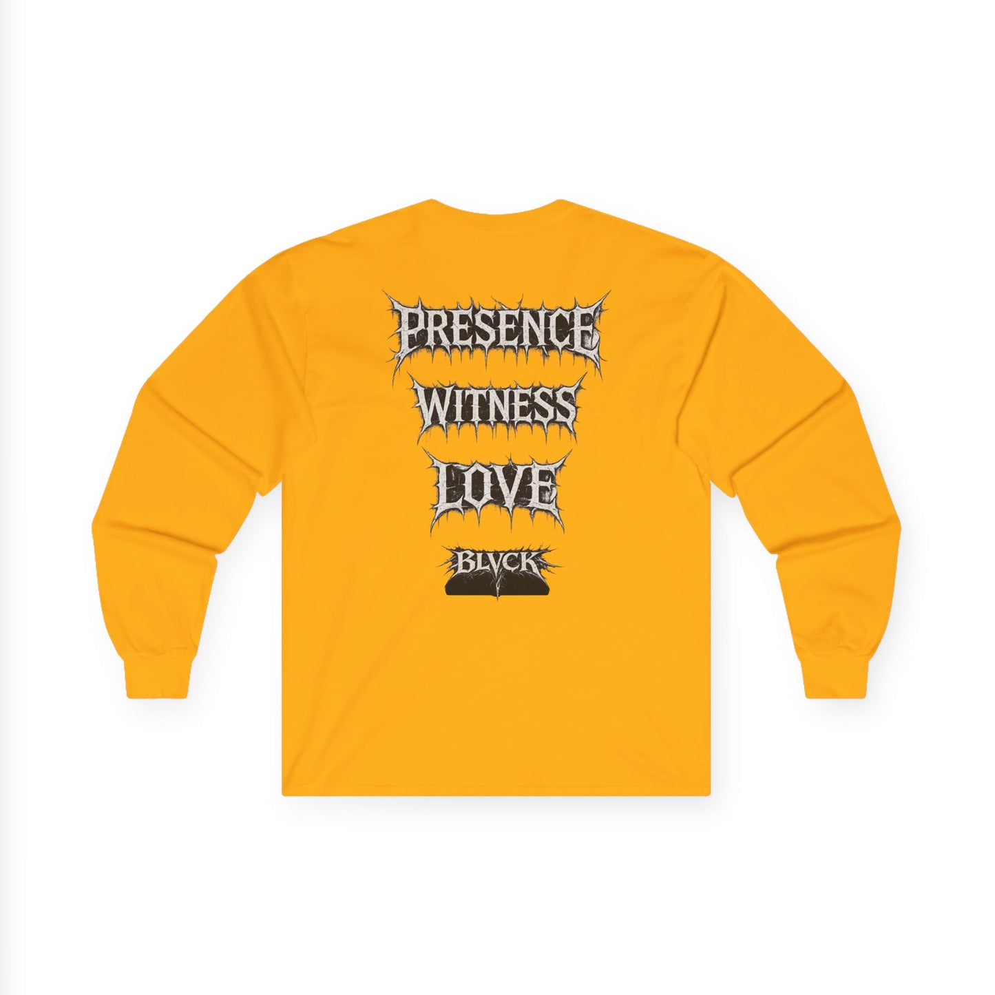 BLVCK // Better Broken Human Being - Long Sleeve Cotton Tee