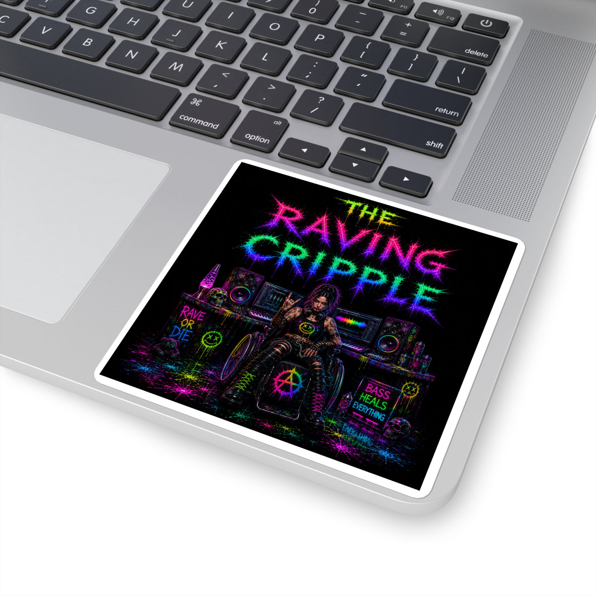 The Raving Cripple – BLVCK Sticker (Louise Edition)