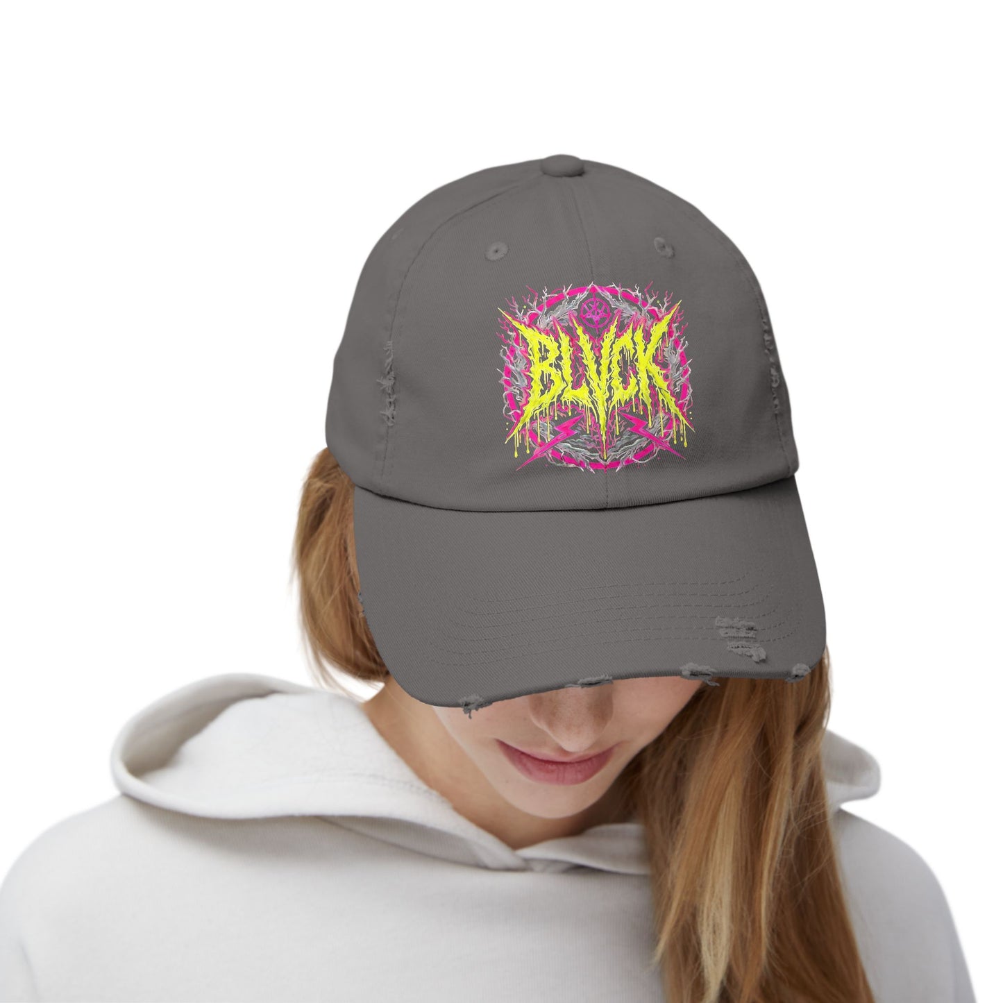 BLVCK Sigil // Distressed Cap