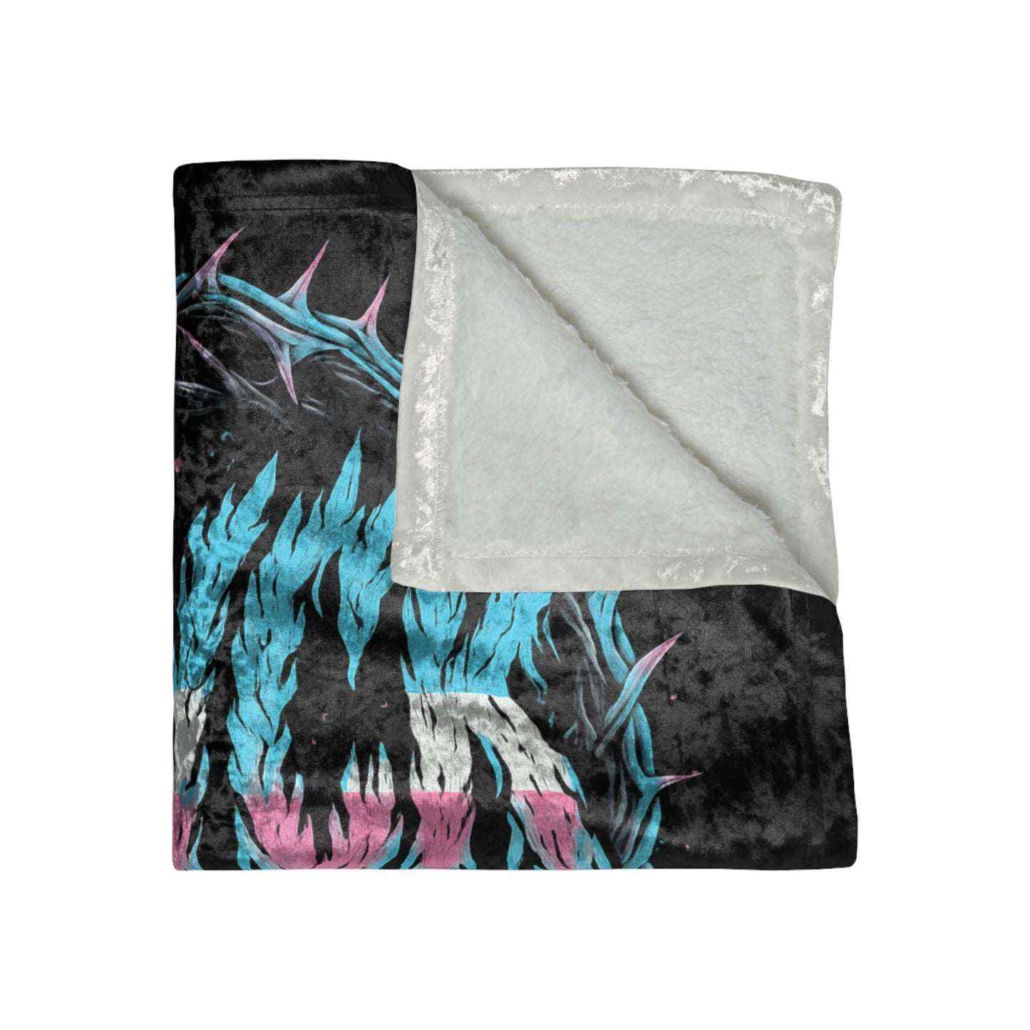 BLVCK // Gays, Theys & Slays // Premium Crushed Velvet Blanket