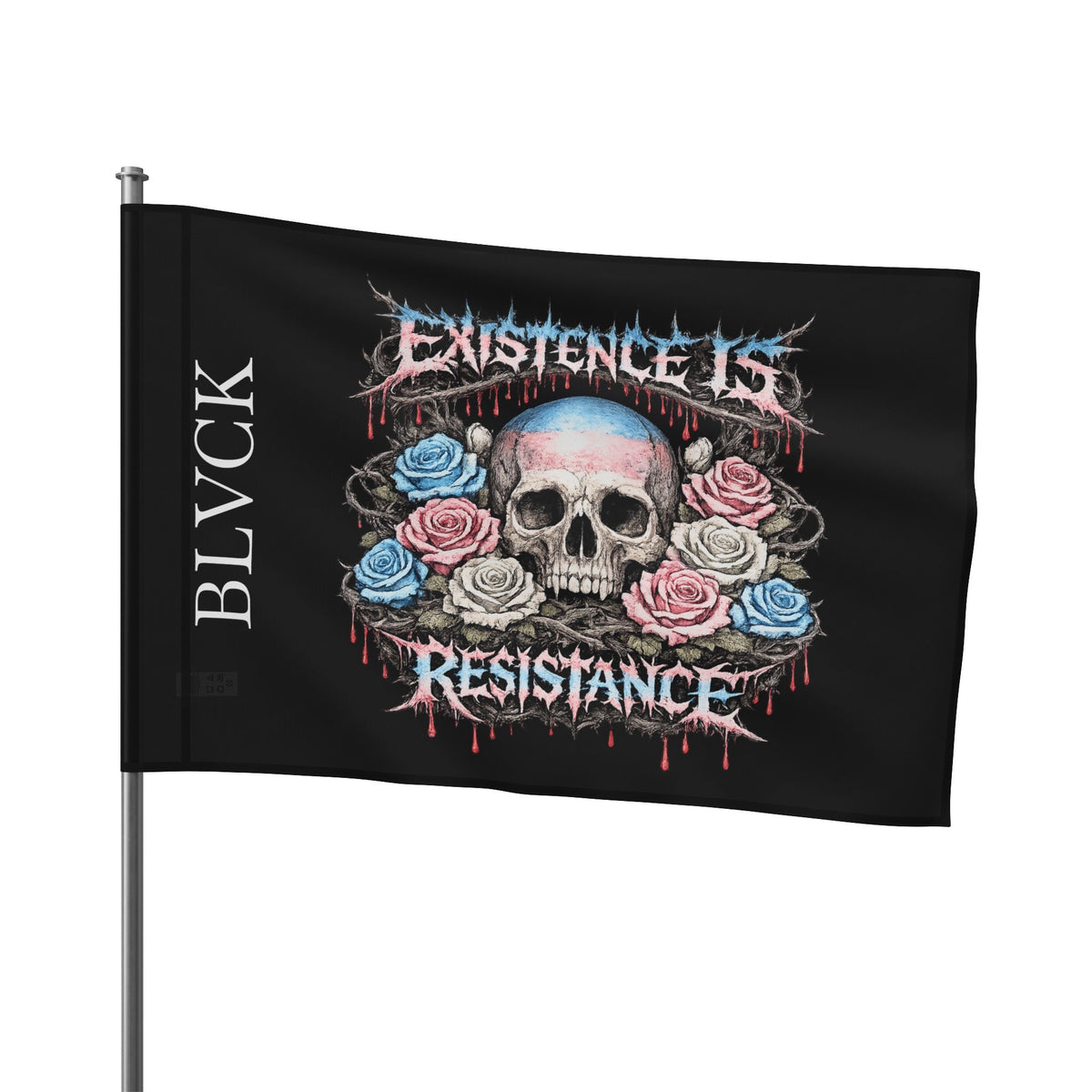 BLVCK Flag // Existence Is Resistance Edition