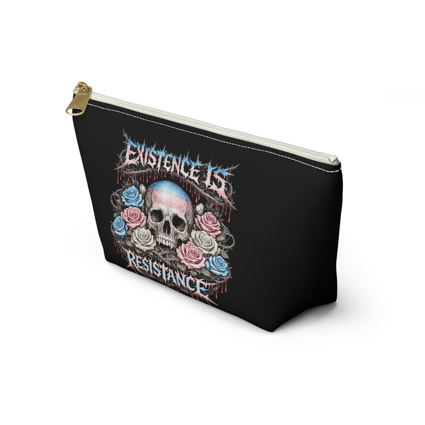 BLVCK // Existence is Resistance T-Bottom Accessory Pouch