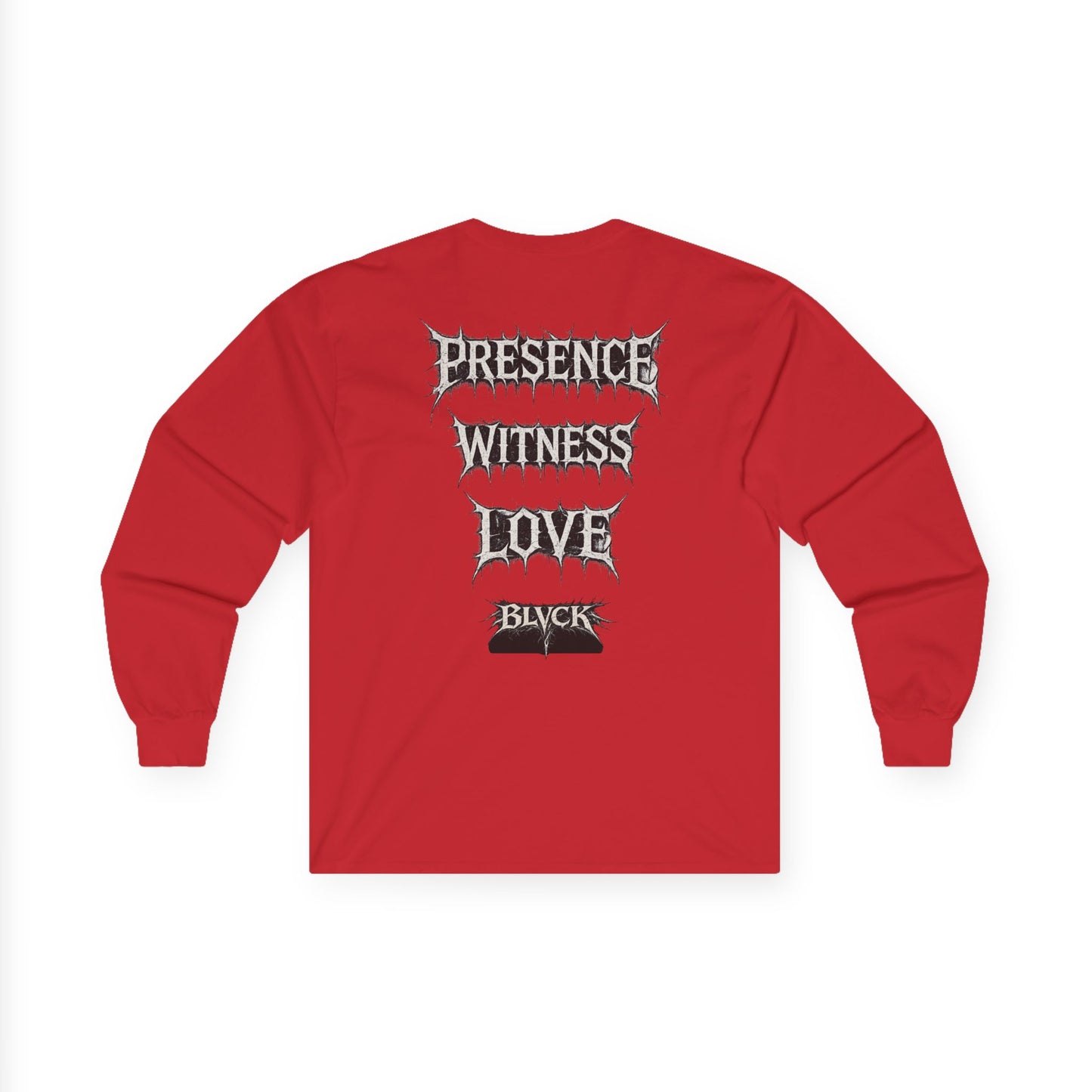 BLVCK // Presence, Witness, Love - Long Sleeve Tee