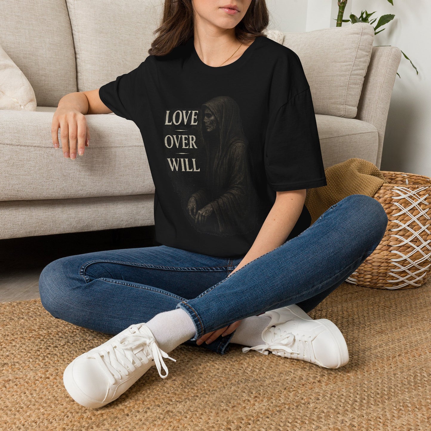 BLVCK // Love Over Will - Unisex Tee