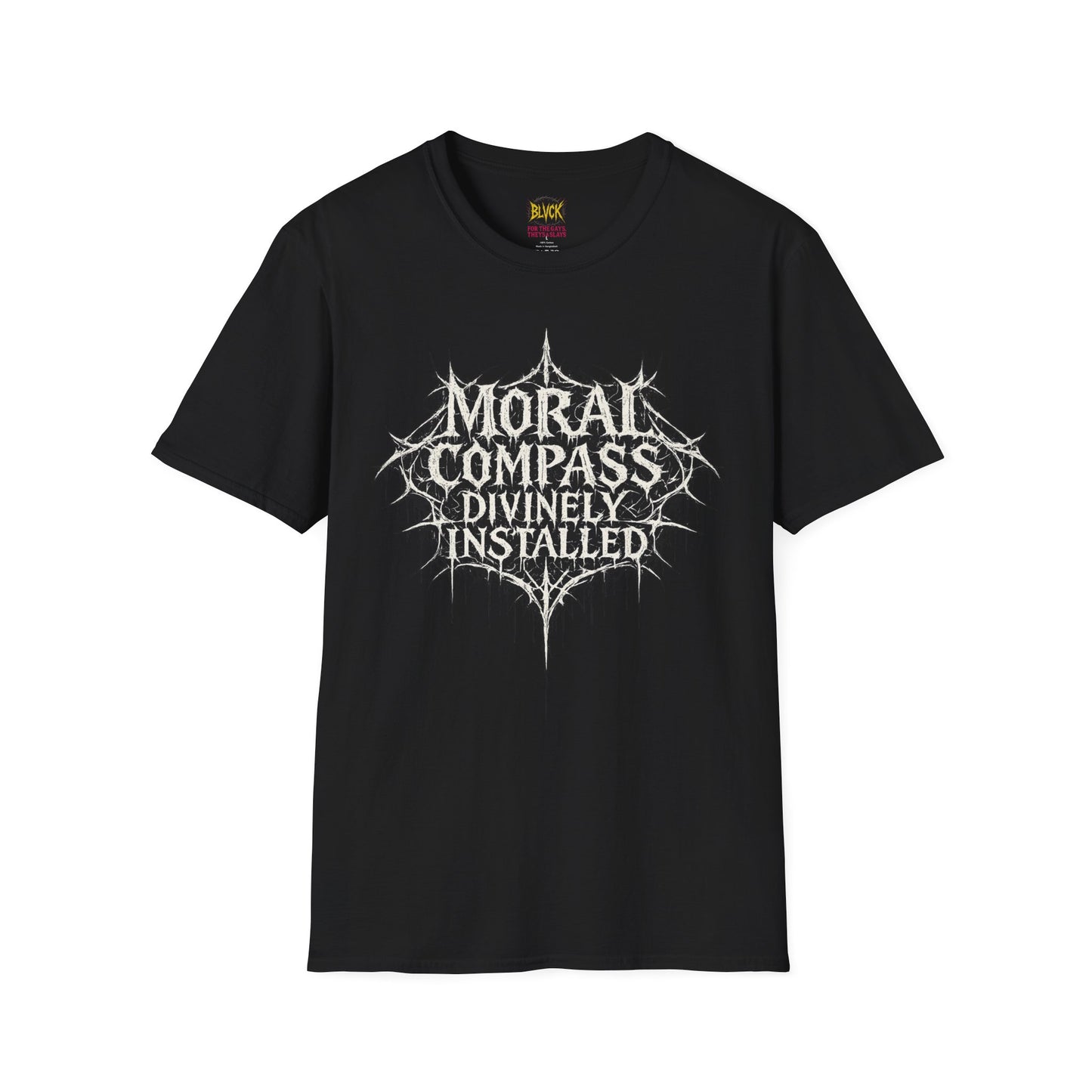 BLVCK // Moral Compass Divinely Installed - Unisex Tee