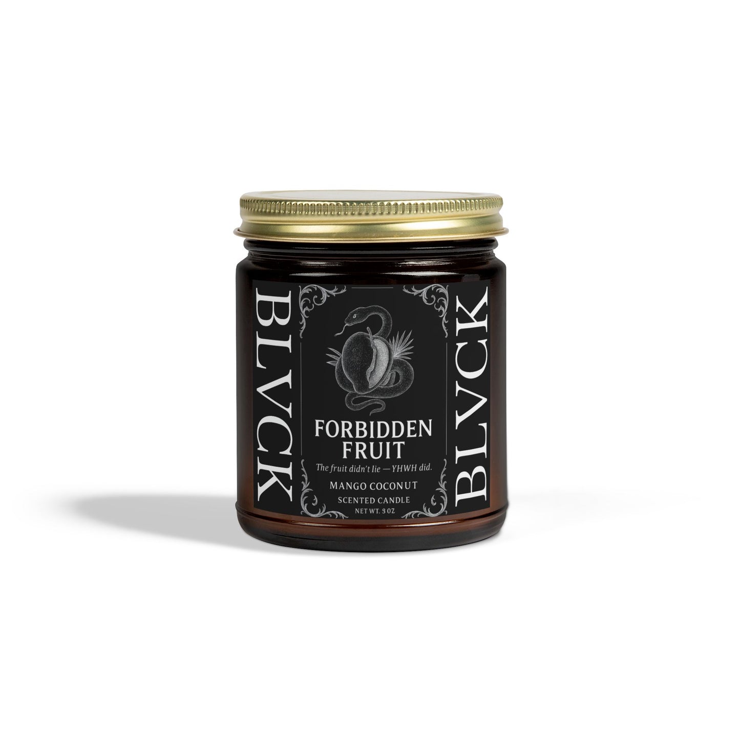 Forbidden Fruit // Mango Coconut Scented Coconut Apricot Wax Candle