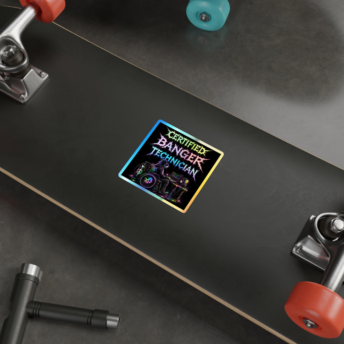 CERTIFIED BANGER TECHNICIAN // BLVCK Holographic Sticker