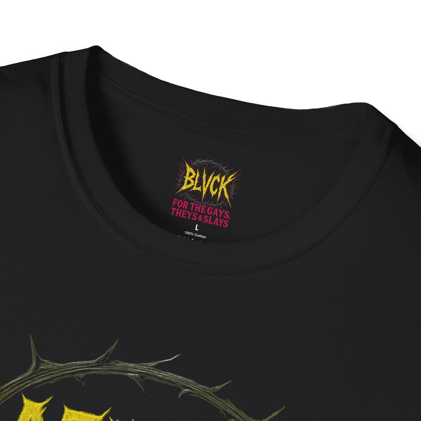 Laziness Doesn’t Exist // BLVCK Anti-Capitalist Tee