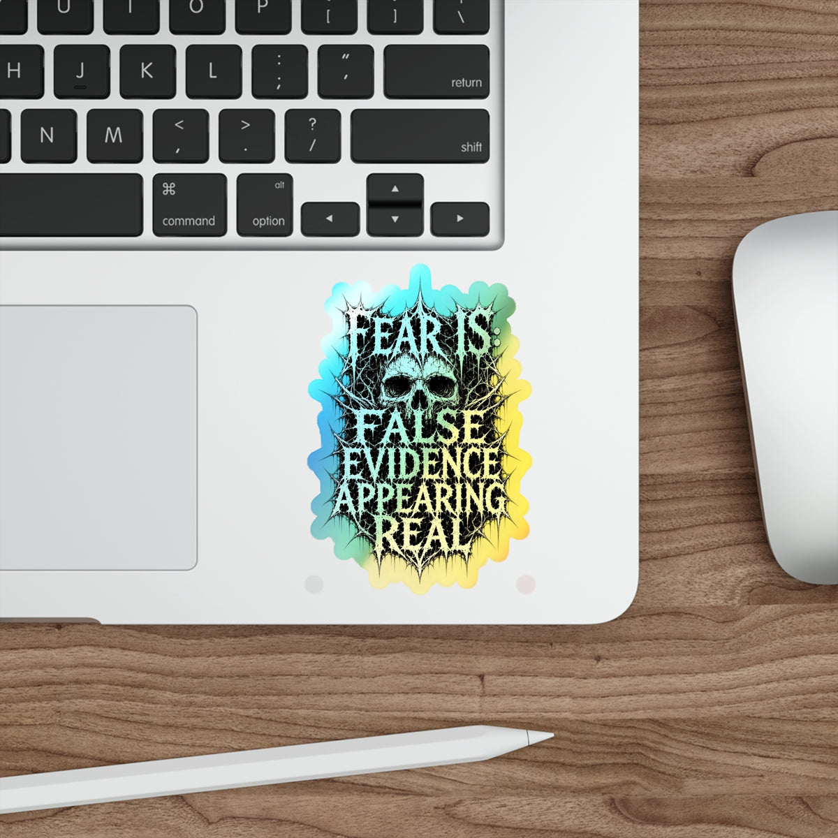 BLVCK // Holographic Sticker // Fear Is False Edition