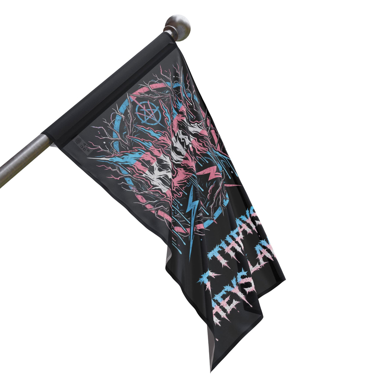 BLVCK Sigil Flag // For the Gays, Theys & Slays Edition