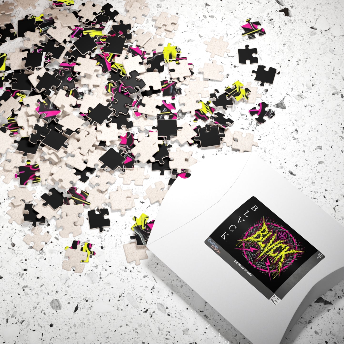 BLVCK // Neon Sigil Puzzle
