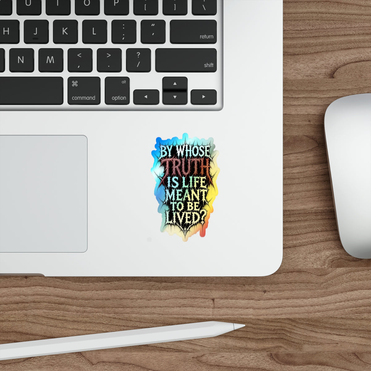 BLVCK // Holographic Sticker // Whose Truth Edition