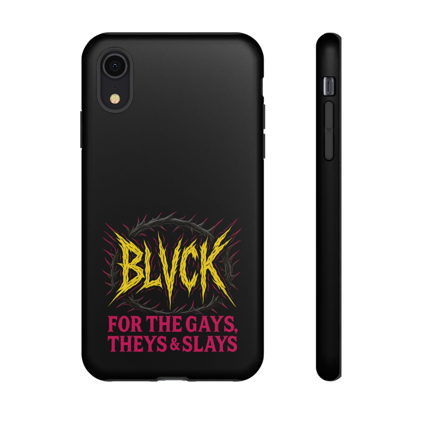 BLVCK // For the Gays, Theys & Slays iPhone Case