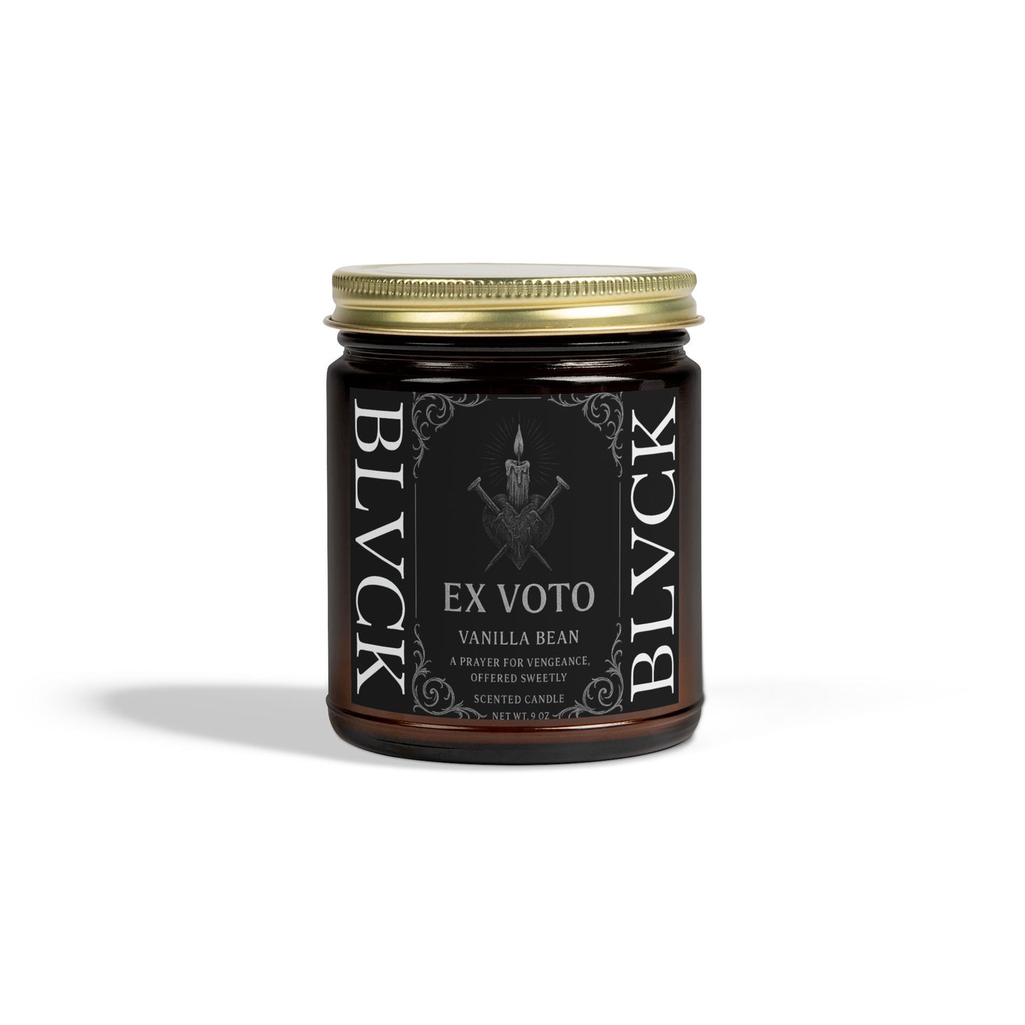Ex Voto // Vanilla Bean Scented Coconut Apricot Wax Candle