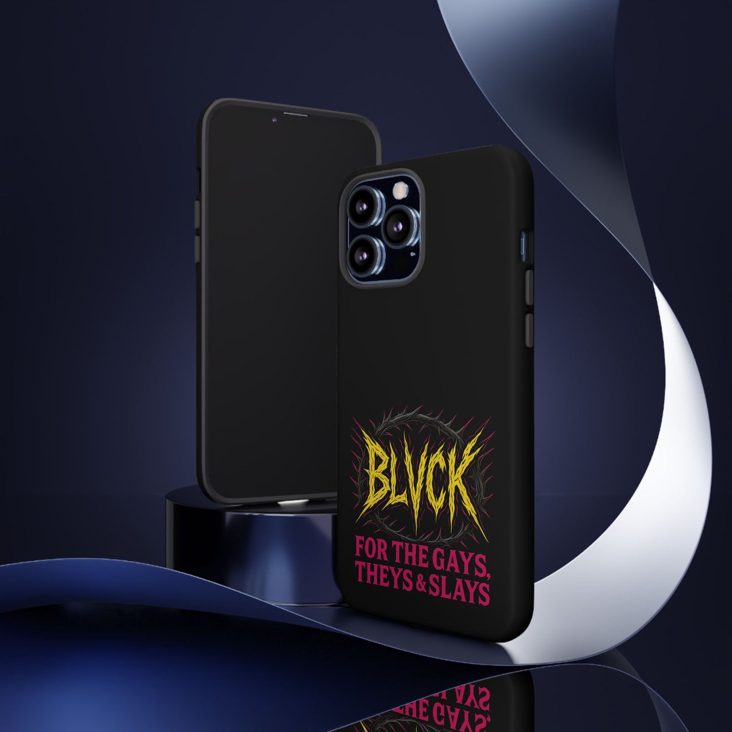 BLVCK // For the Gays, Theys & Slays iPhone Case