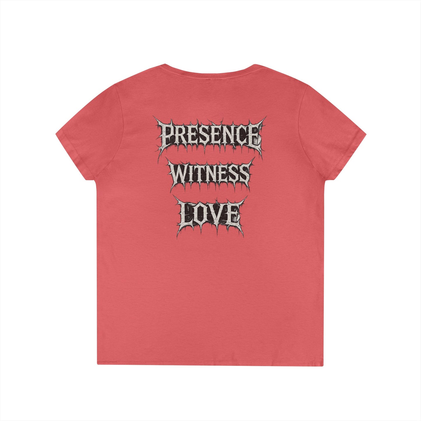 BLVCK // Presence - Witness - Love Women's V-Neck Tee