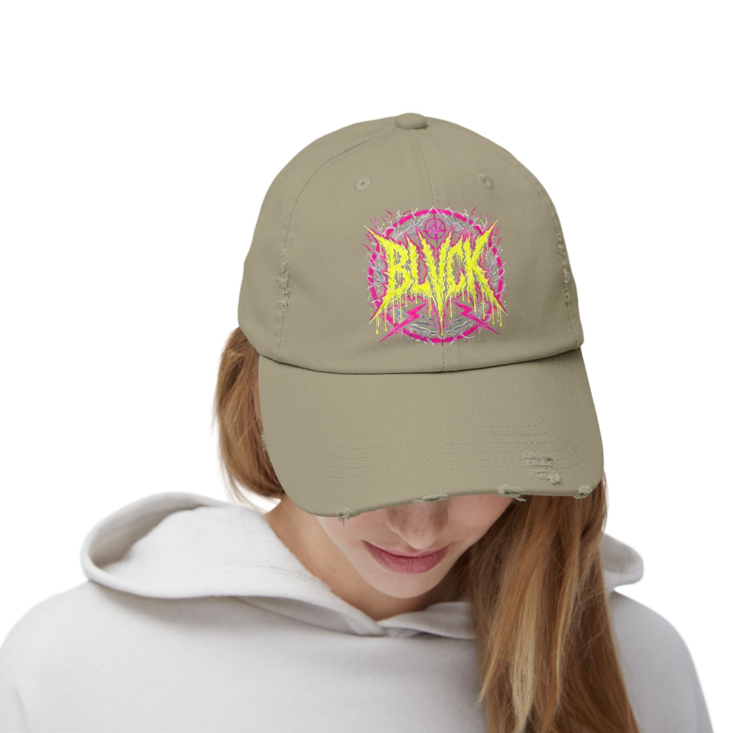BLVCK Sigil // Distressed Cap