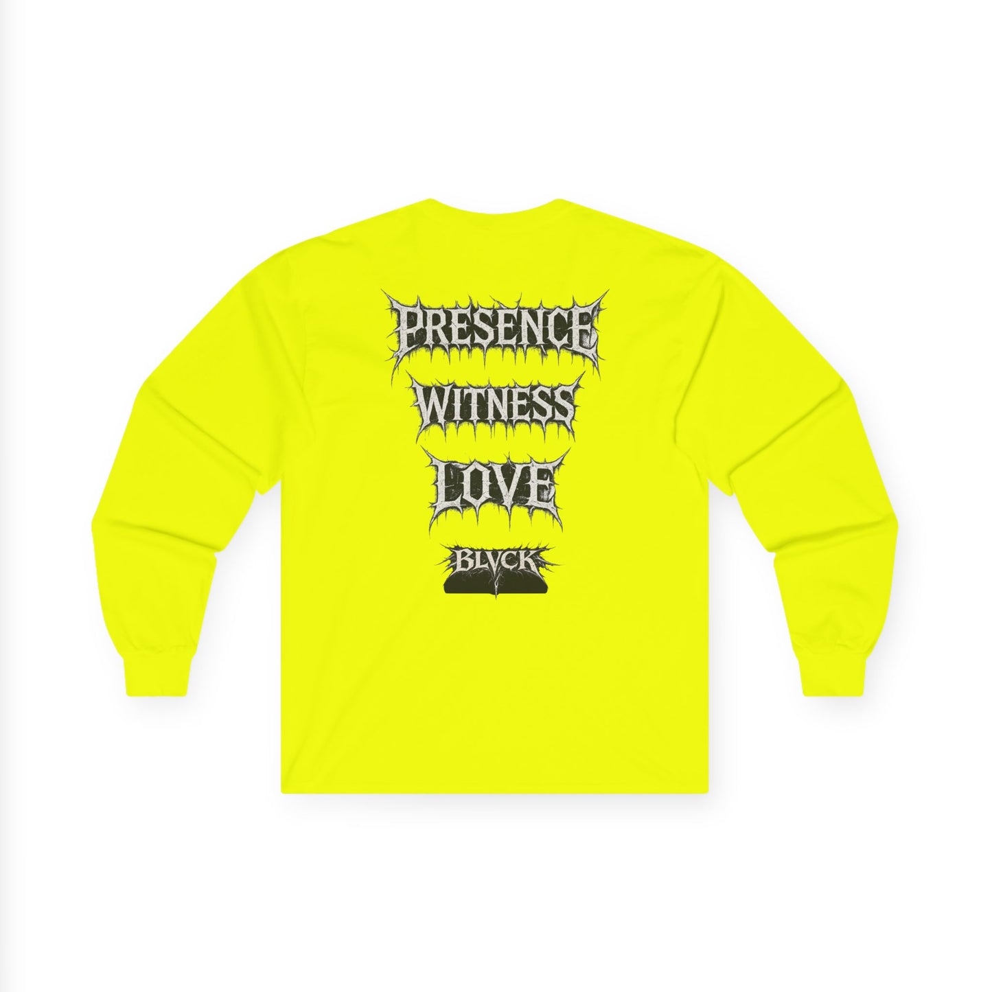 BLVCK // Presence, Witness, Love - Long Sleeve Tee