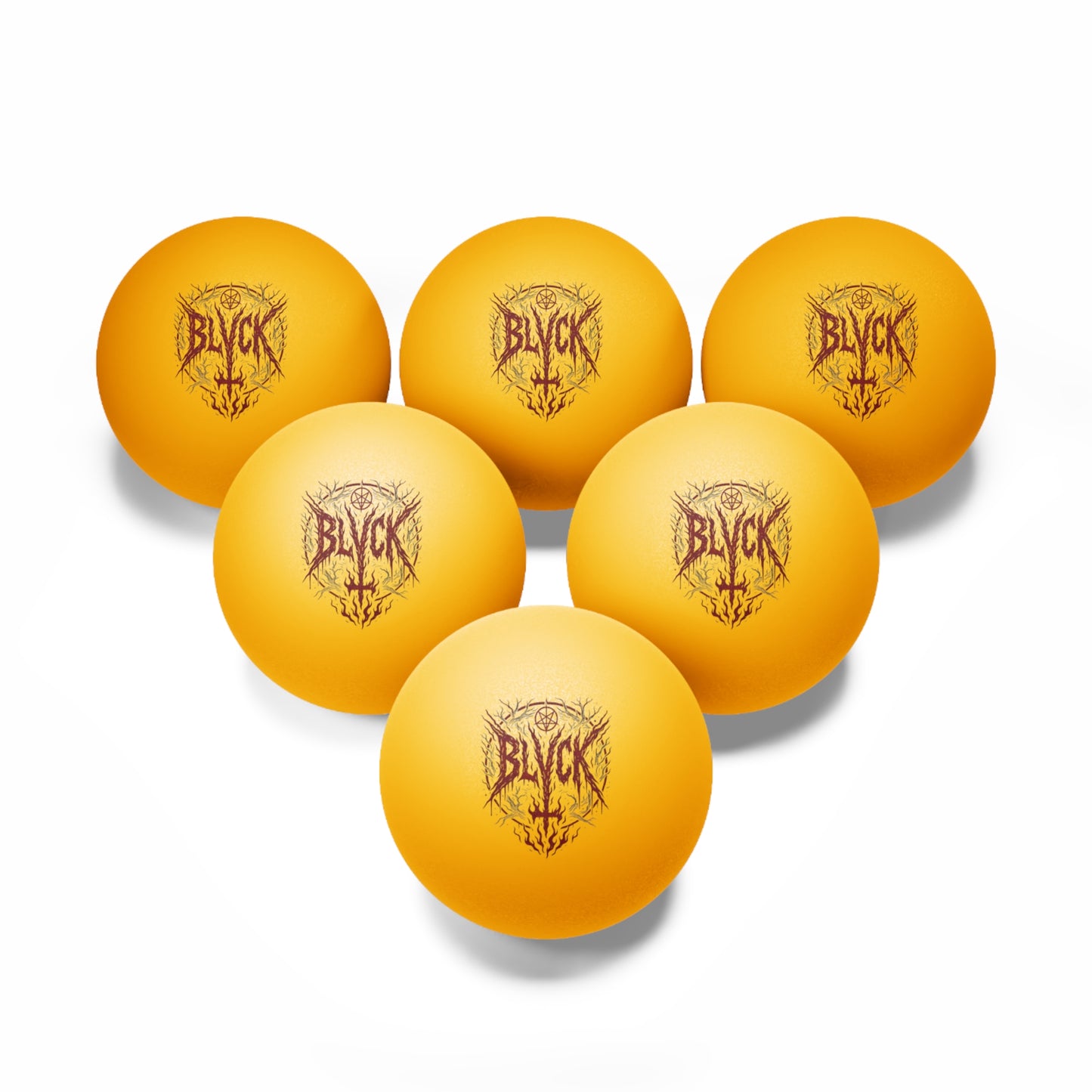 BLVCK // Infernal Serve // Ping Pong Balls (Set of 6)