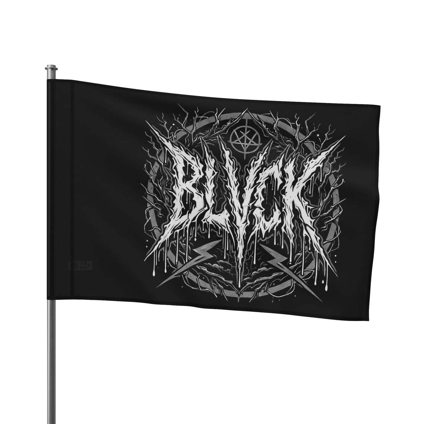 BLVCK Sigil Flag // Shadow Edition