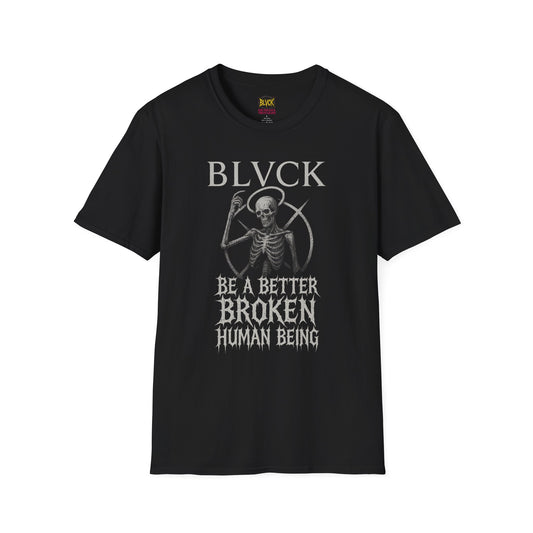A Better Broken Human Being // BLVCK Redemption In Rot Tee