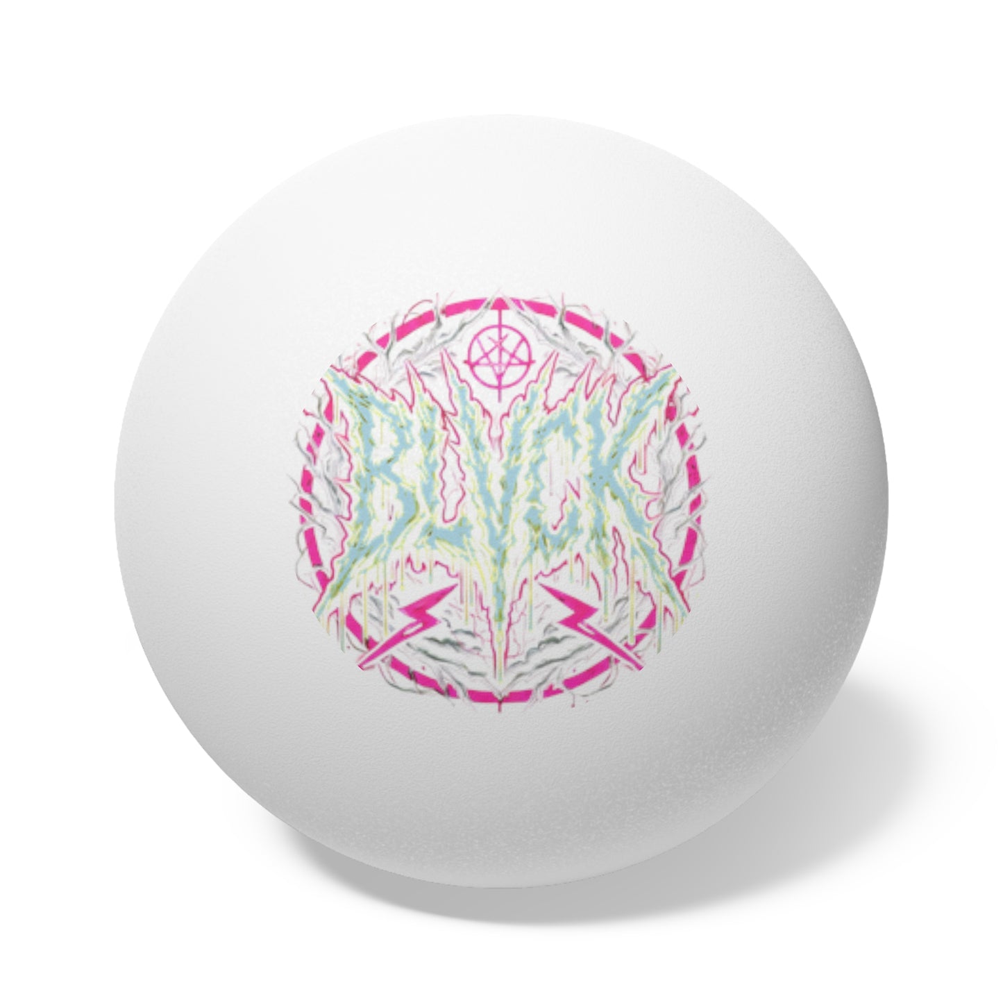 BLVCK // Transmutation Sigil // Ping Pong Balls (Set of 6)