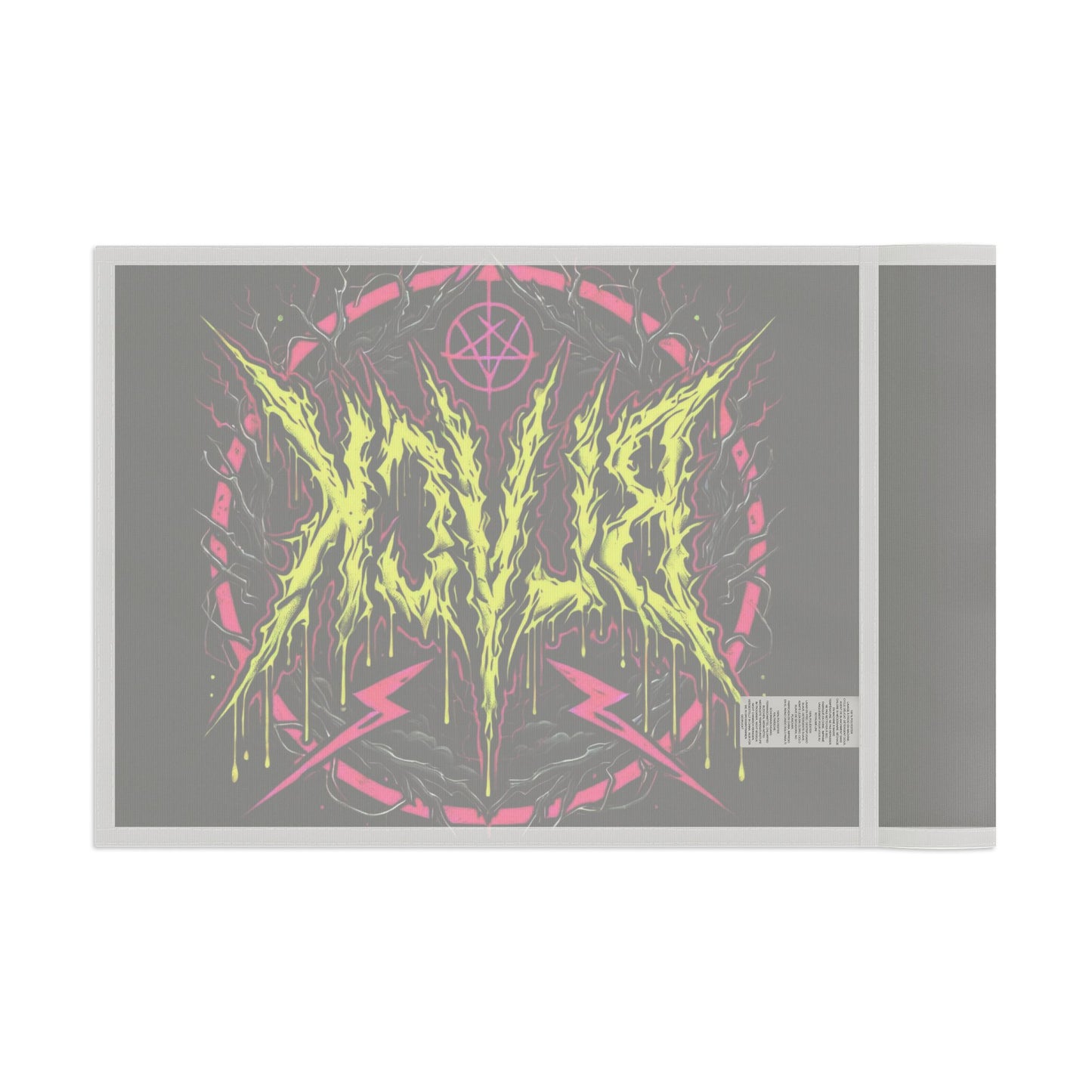 BLVCK Sigil Flag // Neon Inferno Edition