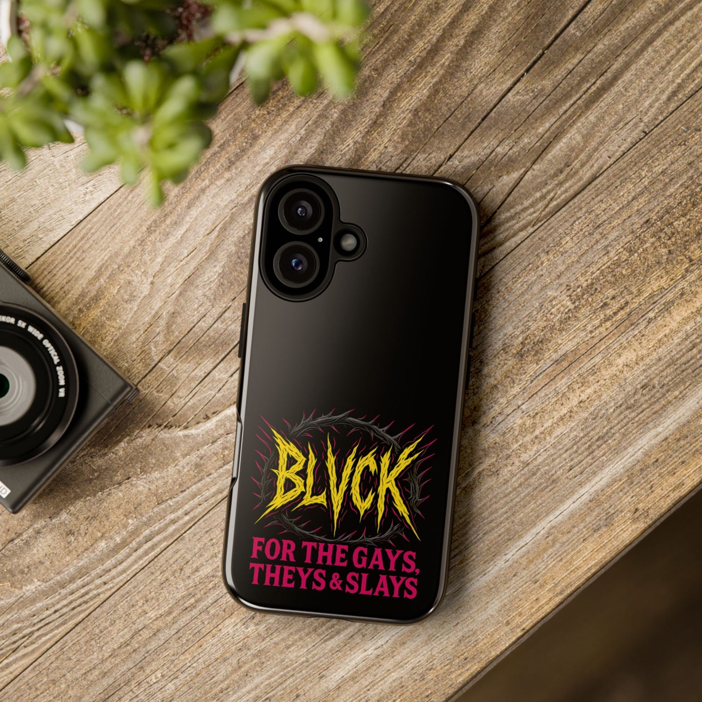 BLVCK // For the Gays, Theys & Slays iPhone Case