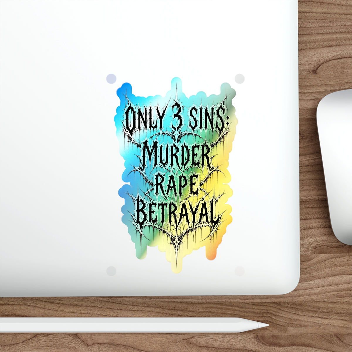 BLVCK // Holographic Sticker // Sin Doctrine Edition