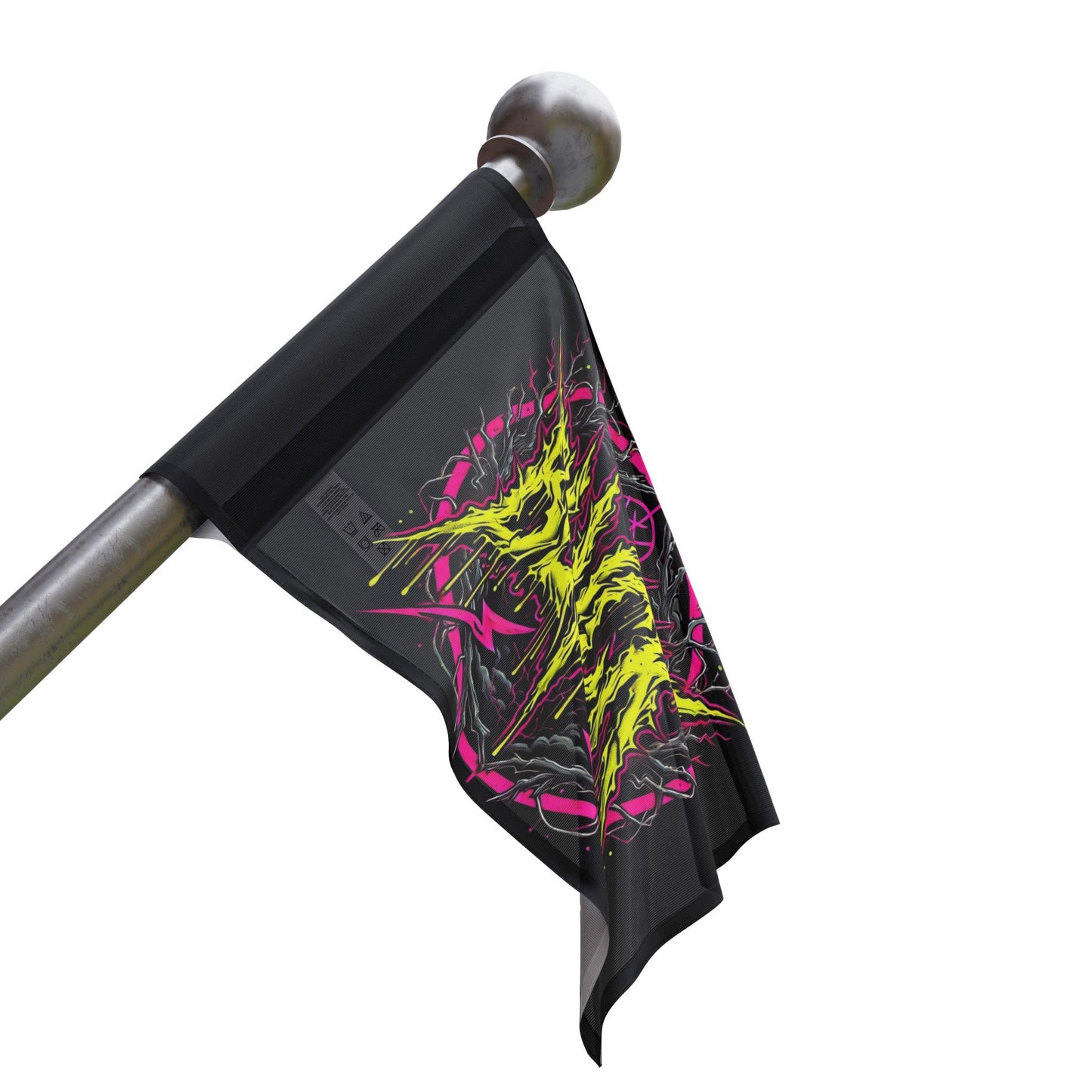 BLVCK Sigil Flag // Neon Inferno Edition