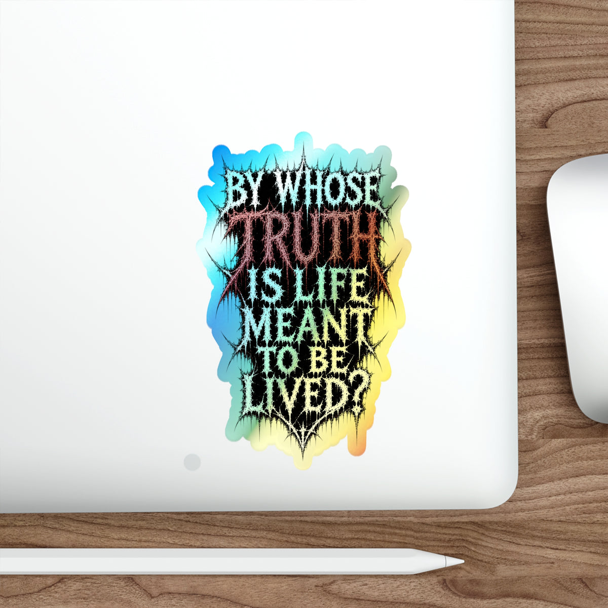 BLVCK // Holographic Sticker // Whose Truth Edition