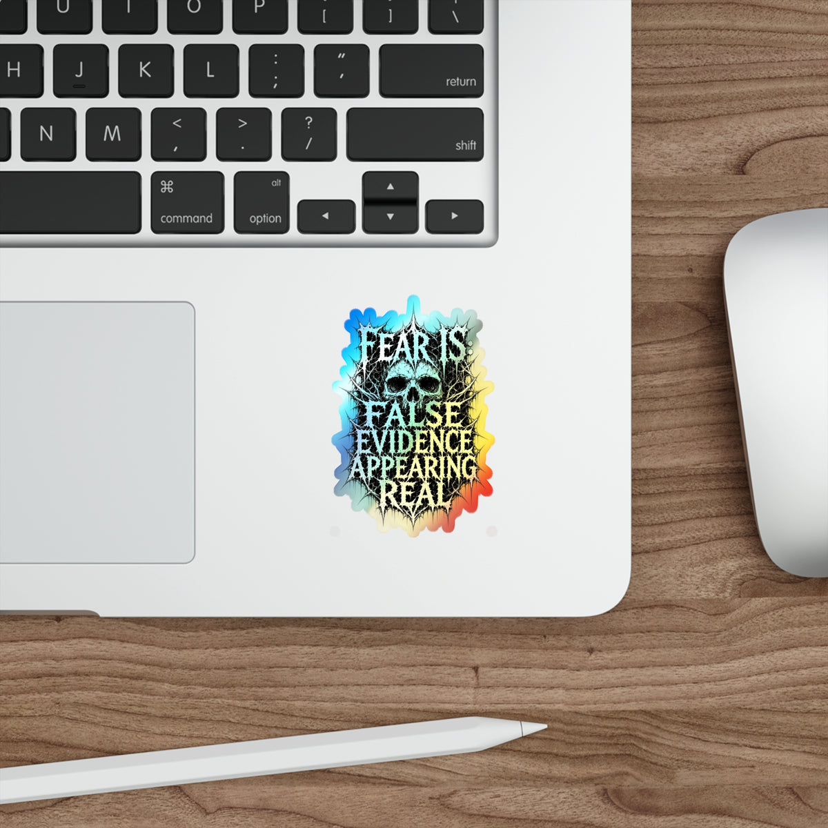 BLVCK // Holographic Sticker // Fear Is False Edition