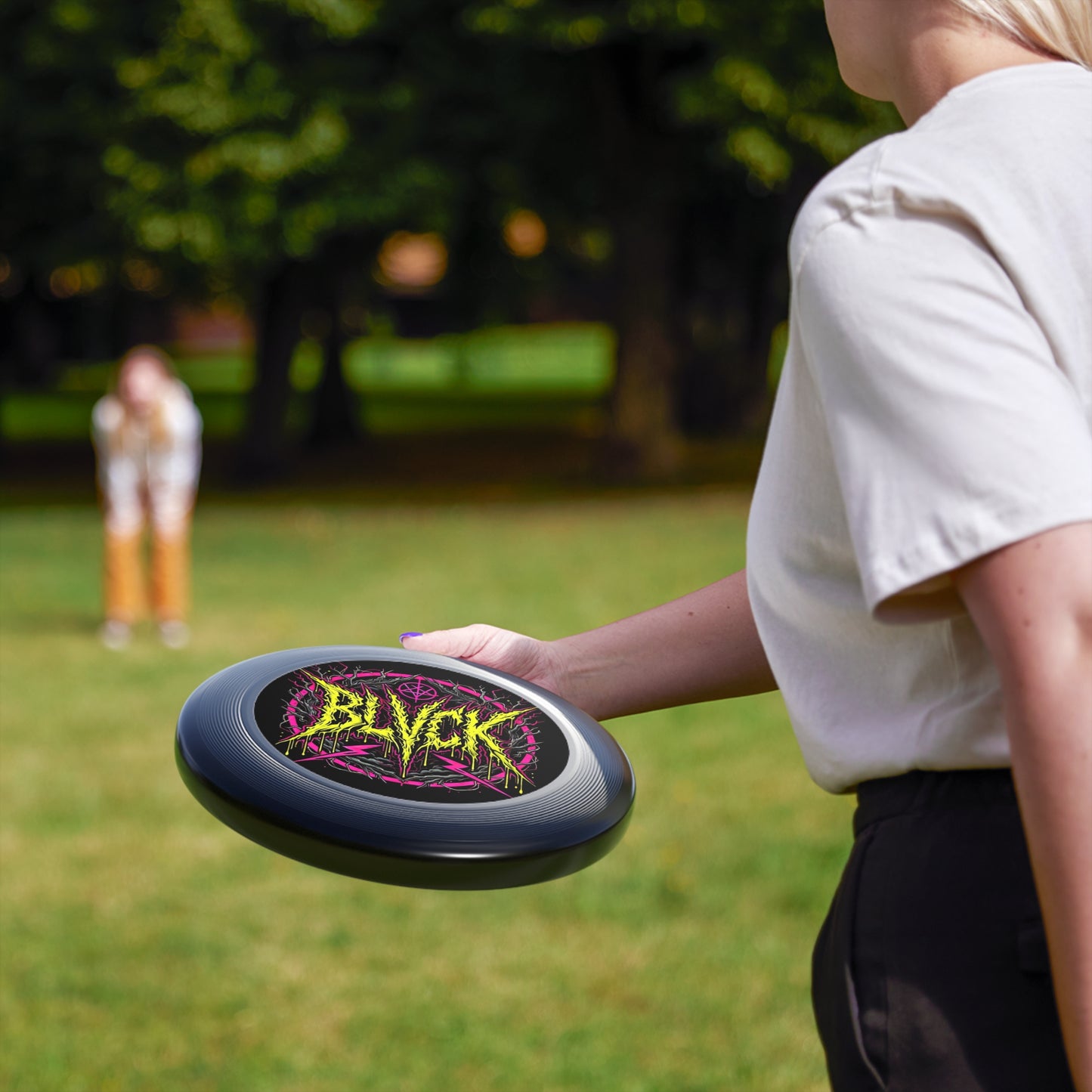 BLVCK // Neon Incantation // Wham-O® Frisbee (10.875")